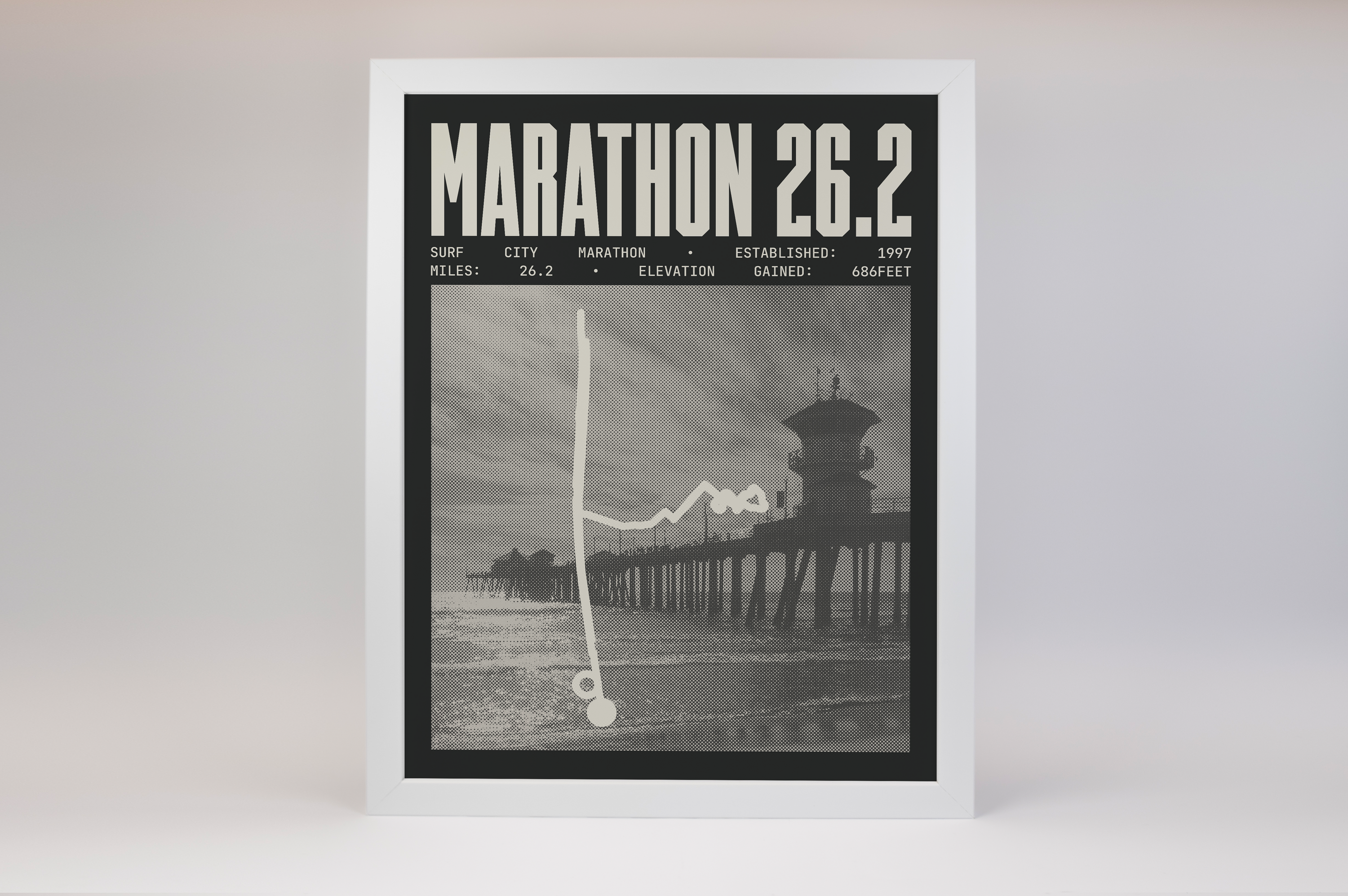 Surf City Marathon Poster