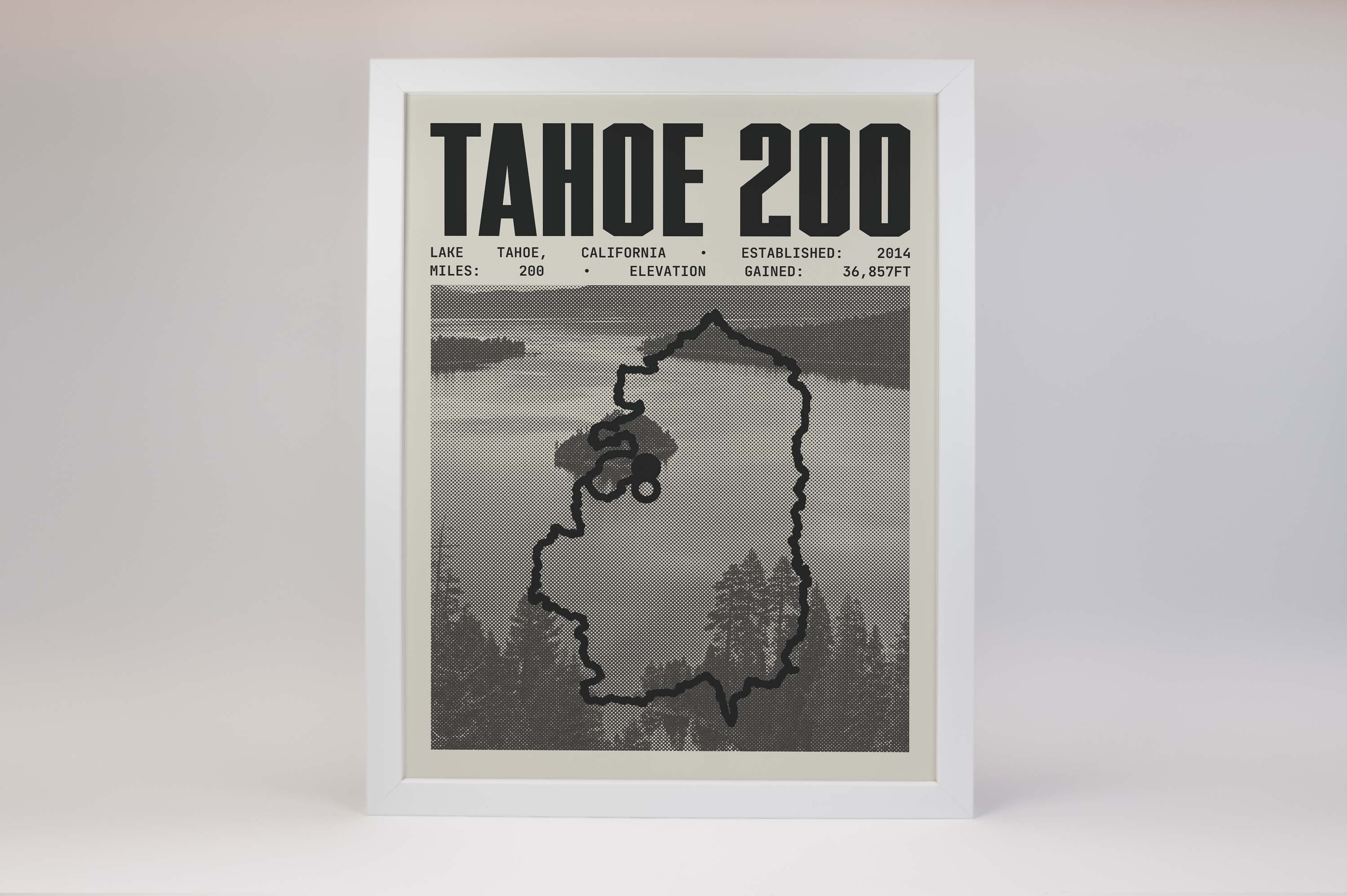 Tahoe 200 Endurance Run Poster