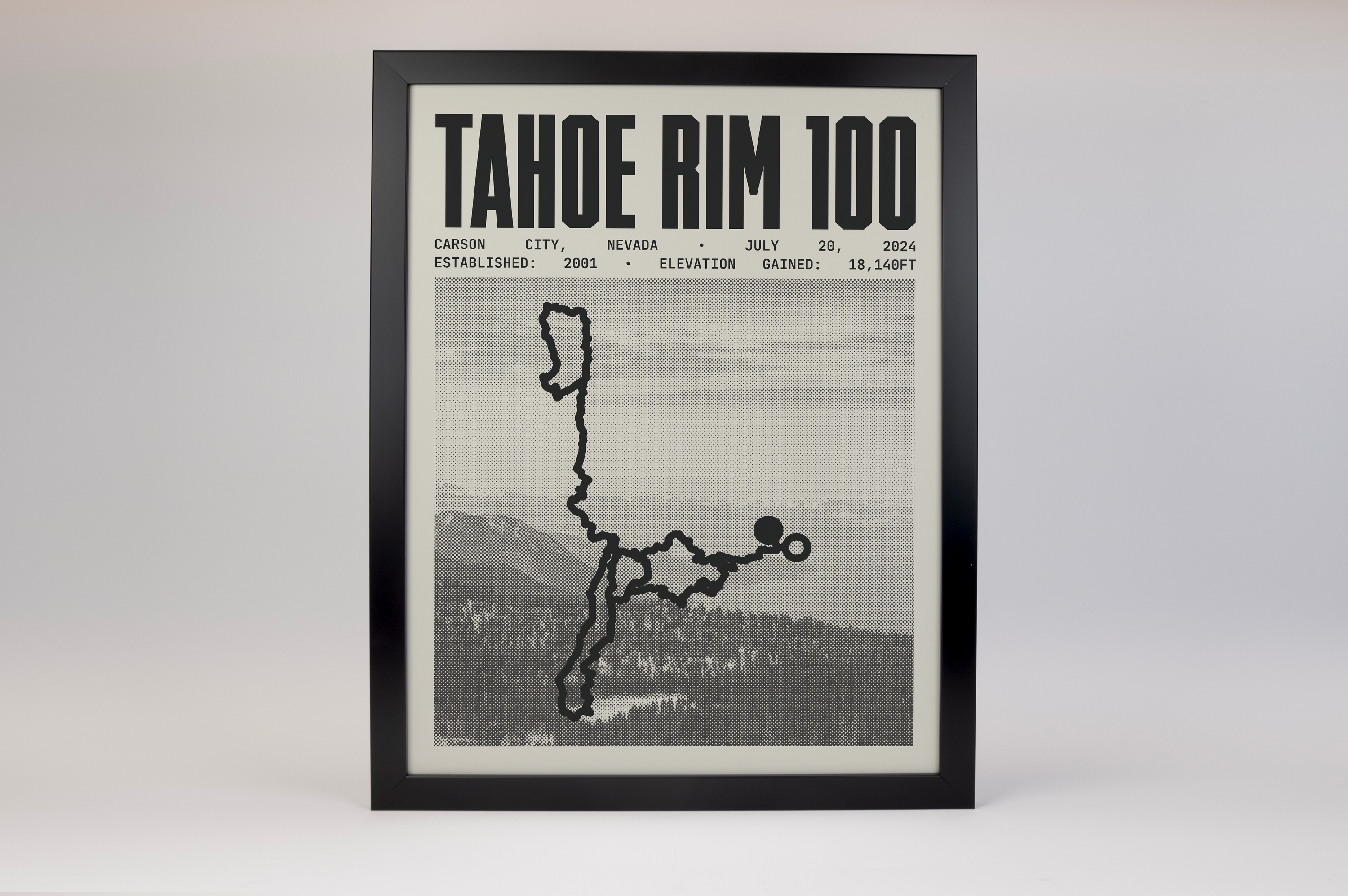 Tahoe Rim 100 Endurance Run Poster