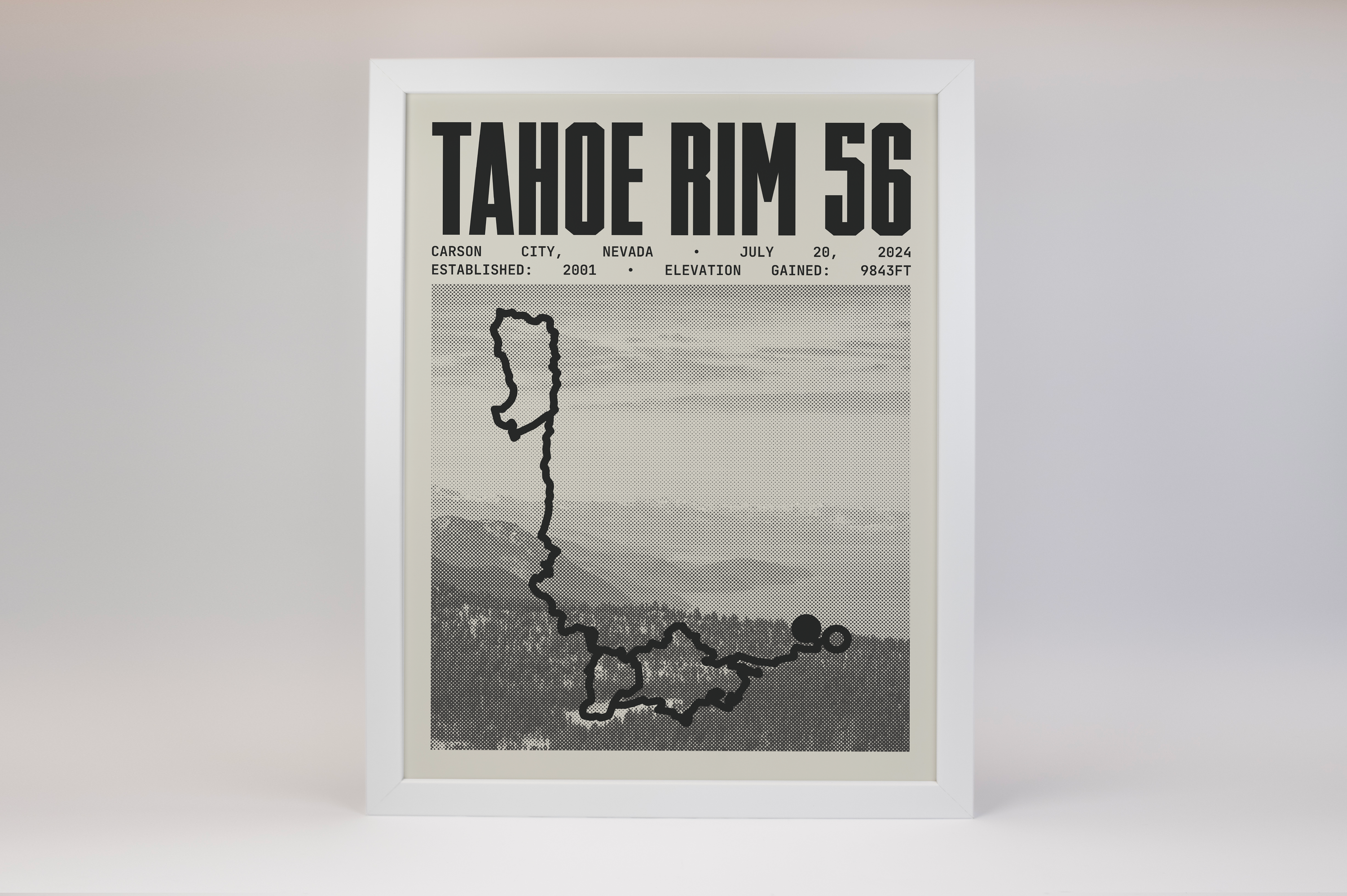 Tahoe Rim 56 Endurance Run Poster