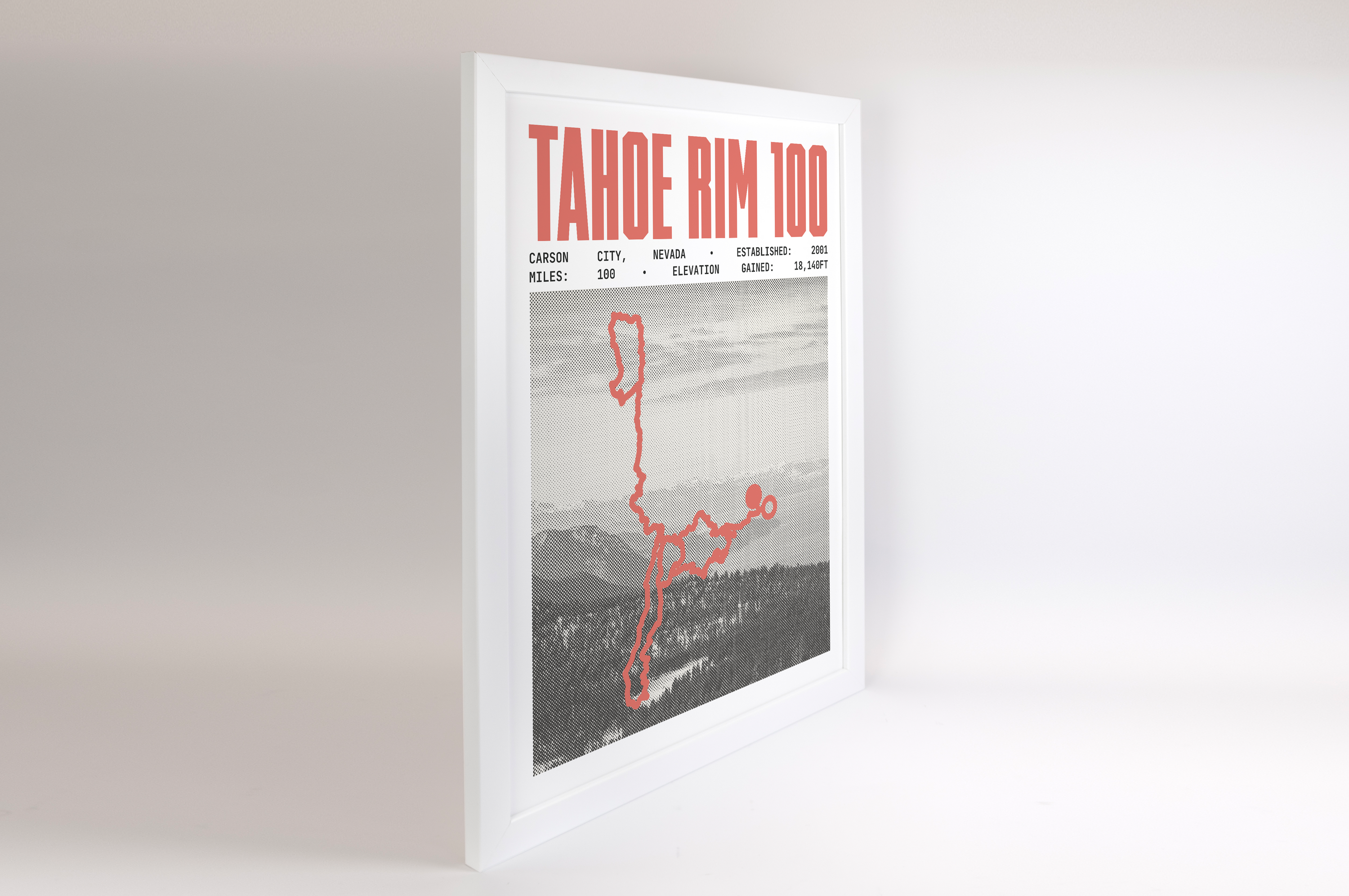 Tahoe Rim 100 Endurance Run Poster