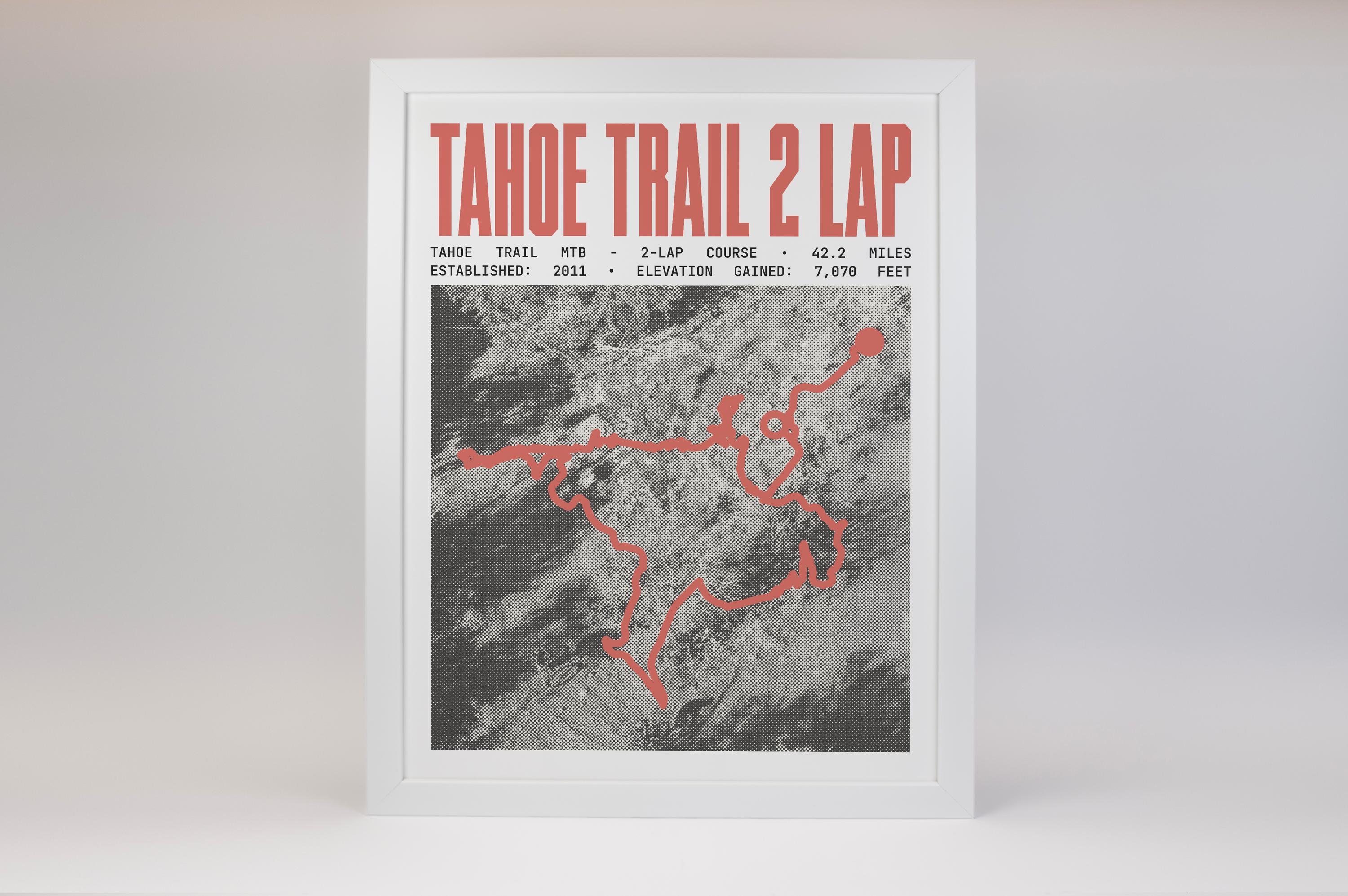 Tahoe Trail MTB - 2-Lap Course Poster