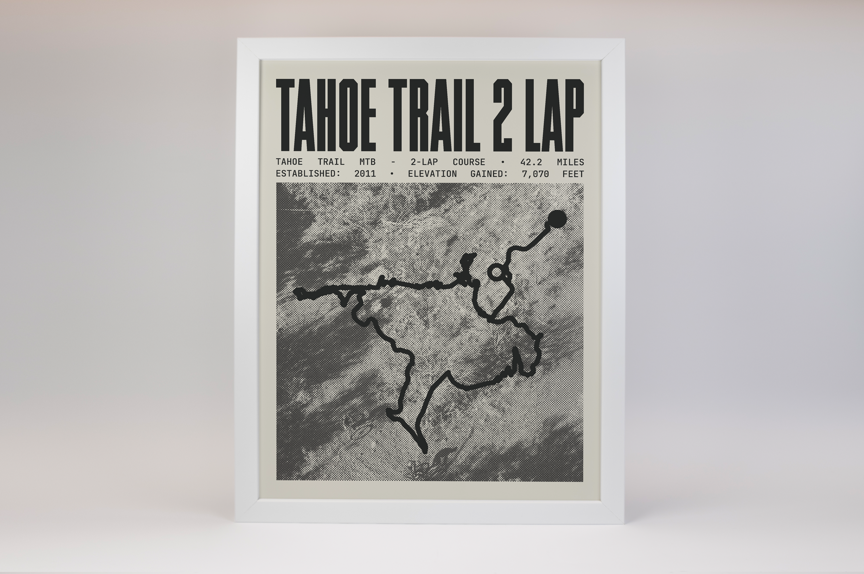 Tahoe Trail MTB - 2-Lap Course Poster