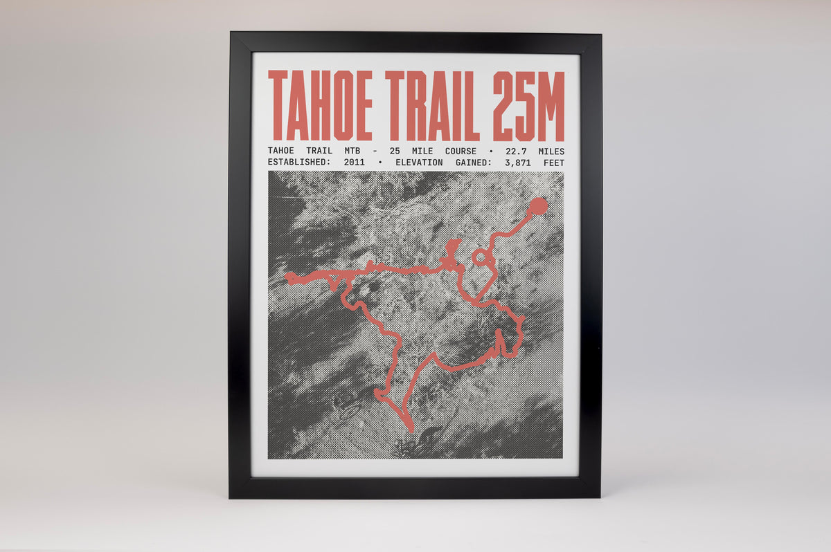 Tahoe Trail MTB - 25 Mile Course Poster