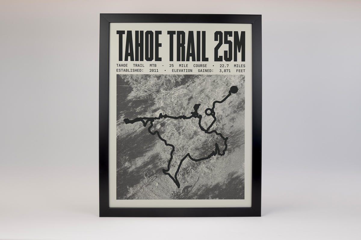 Tahoe Trail MTB - 25 Mile Course Poster