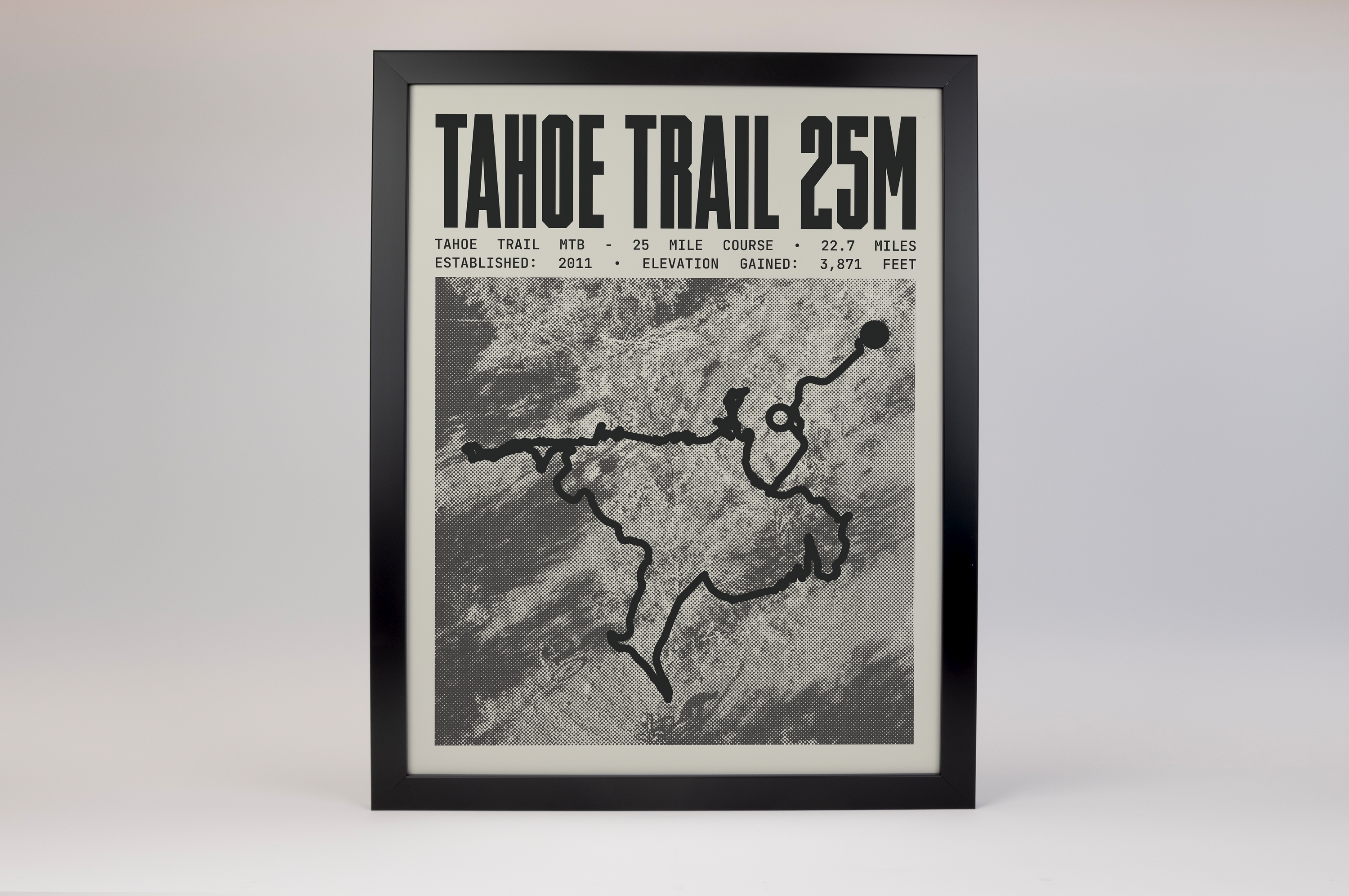 Tahoe Trail MTB - 25 Mile Course Poster
