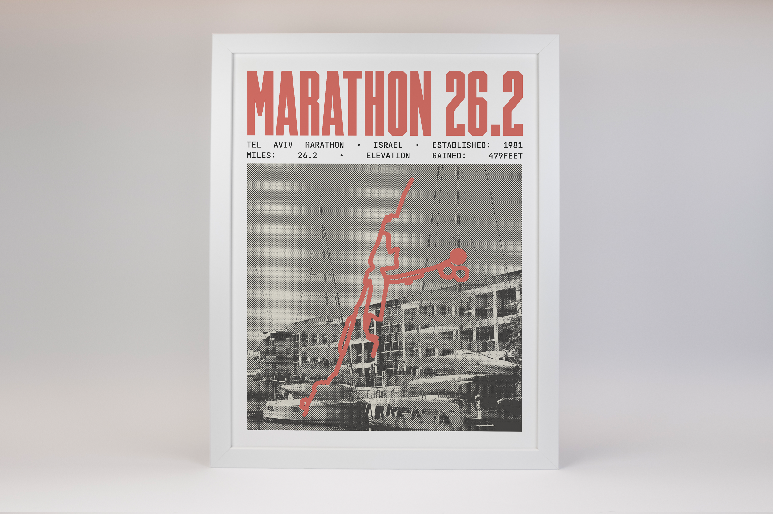 Tel Aviv Marathon Poster