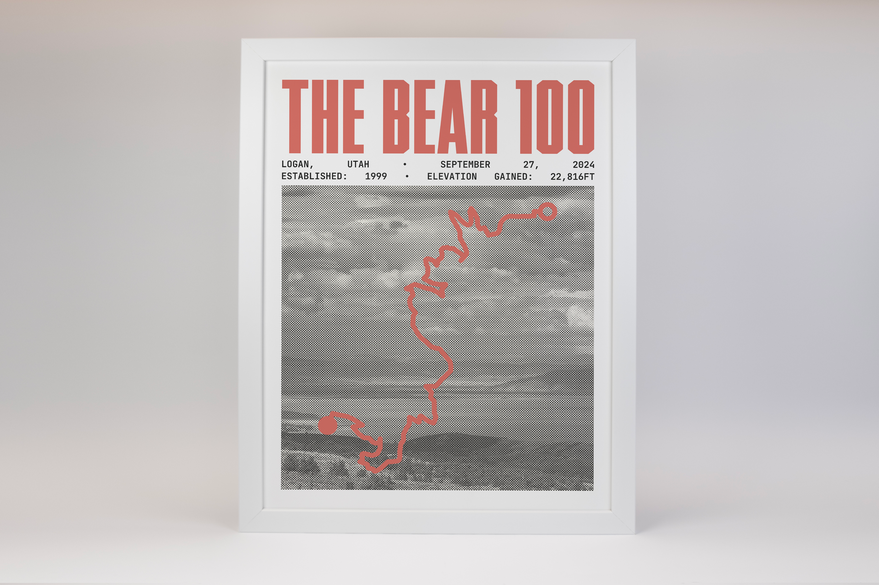 The Bear 100 Endurance Run Poster