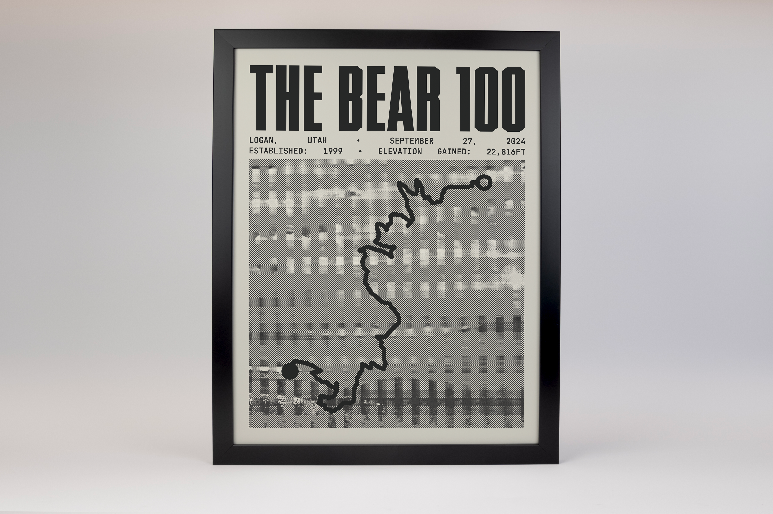 The Bear 100 Endurance Run Poster