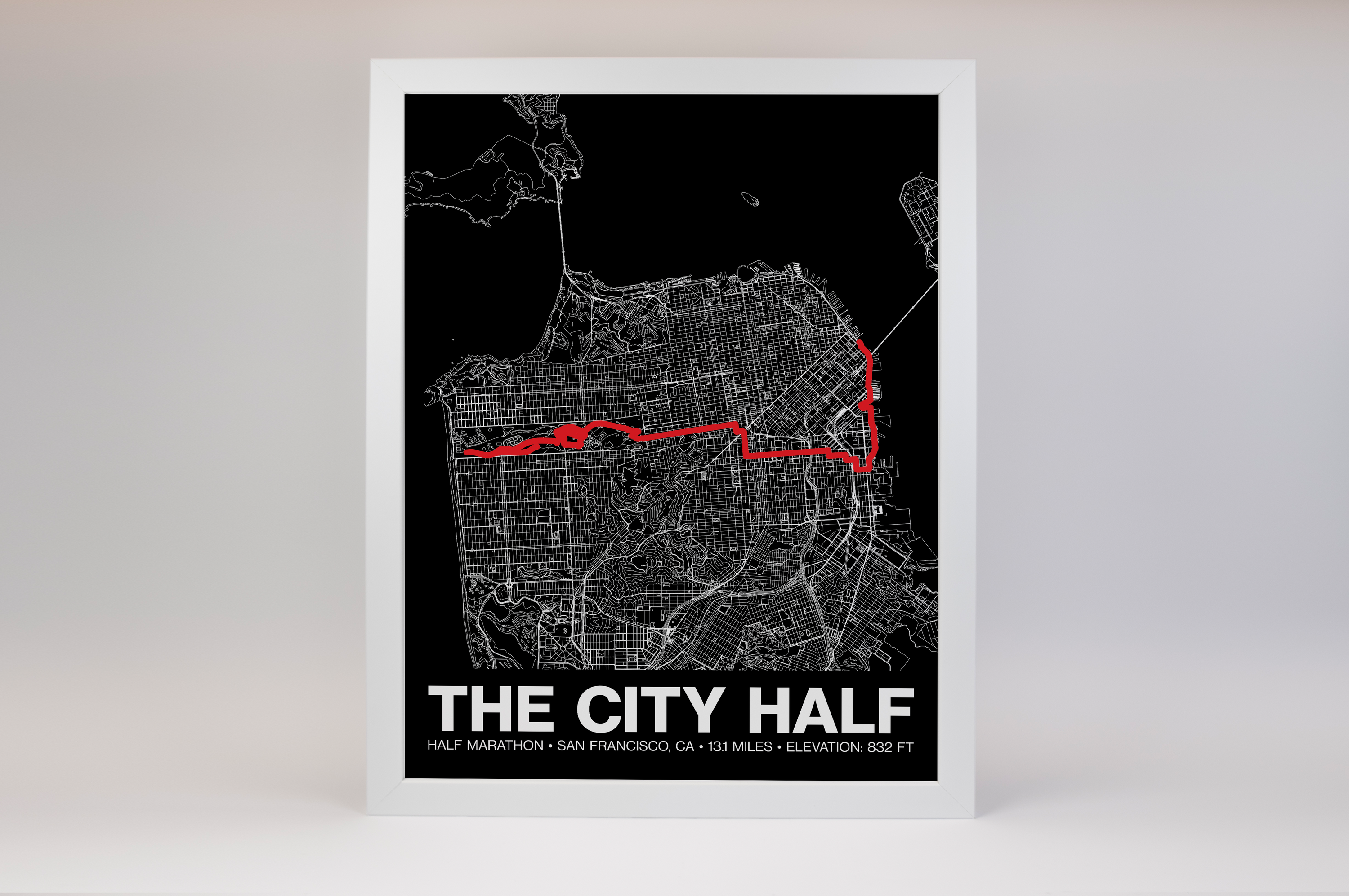 The City Half Marathon - Grid Style