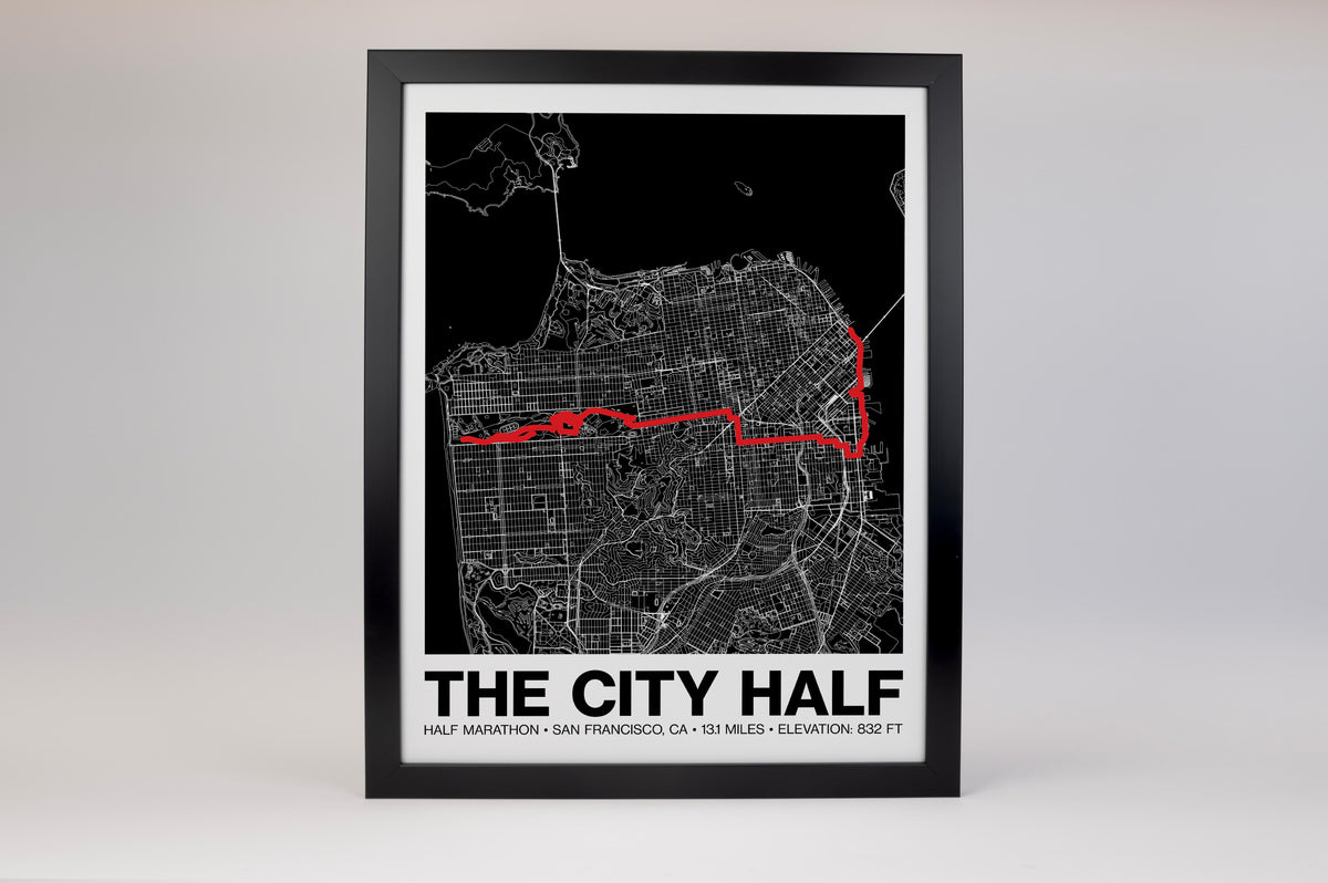 The City Half Marathon - Grid Style