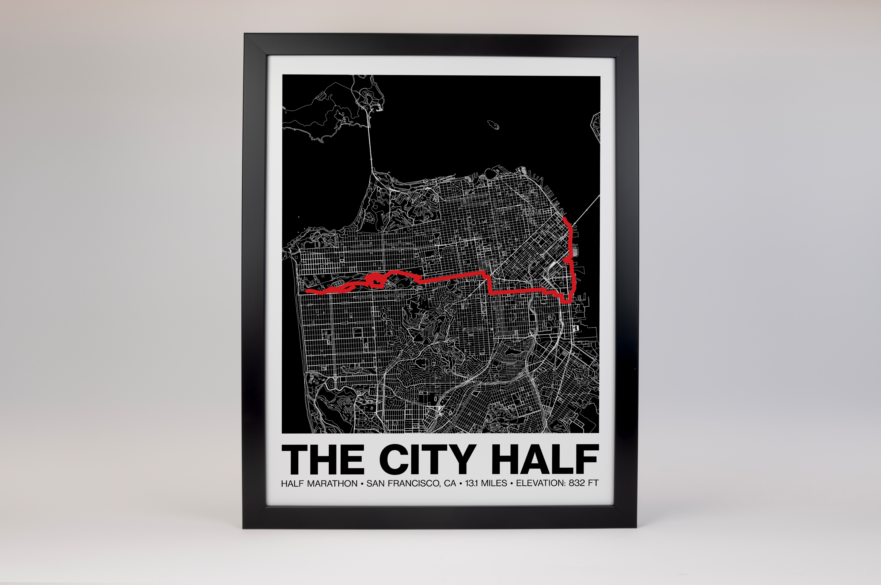 The City Half Marathon - Grid Style