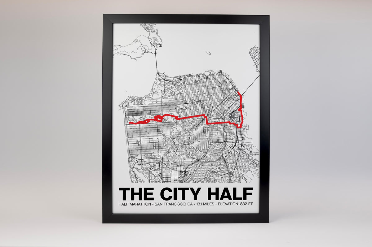 The City Half Marathon - Grid Style