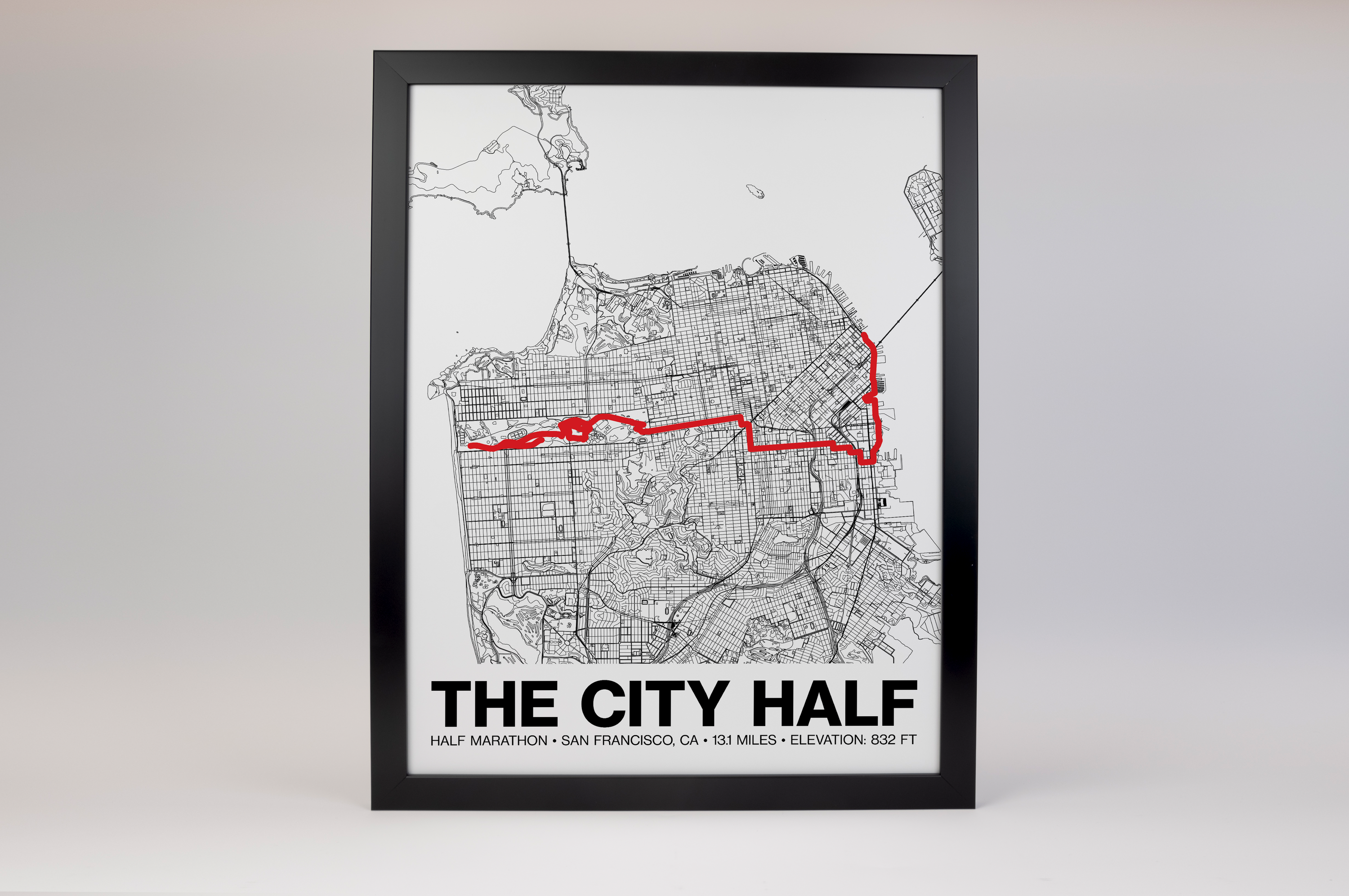 The City Half Marathon - Grid Style