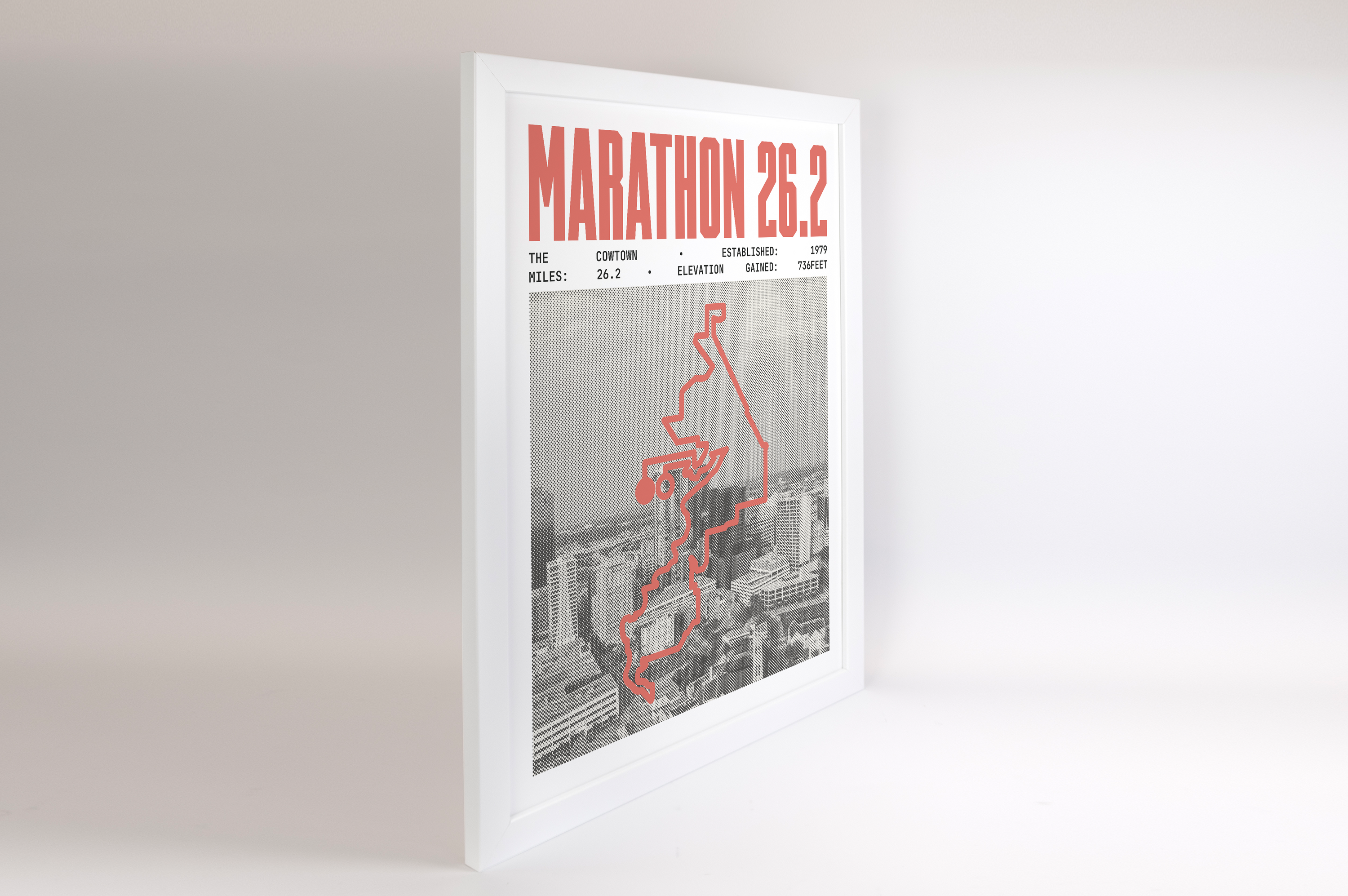 The Cowtown Marathon Poster V2