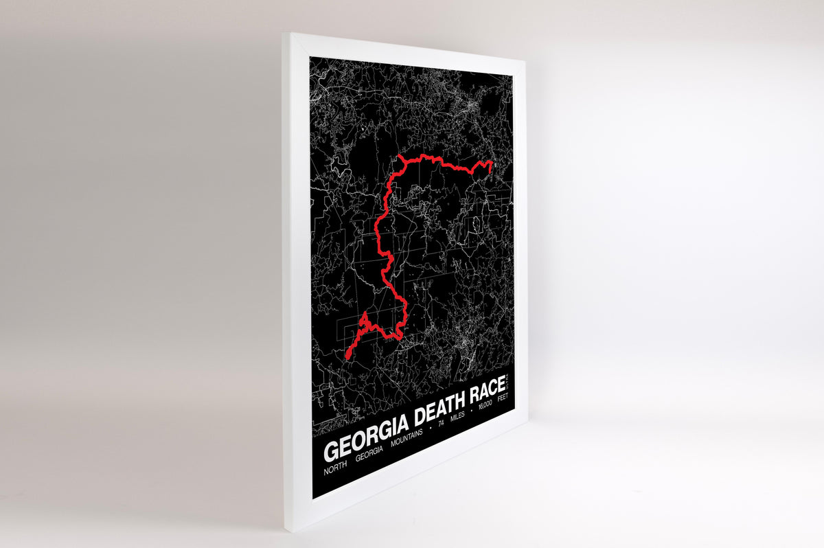 The Georgia Death Race Poster - Grid Style