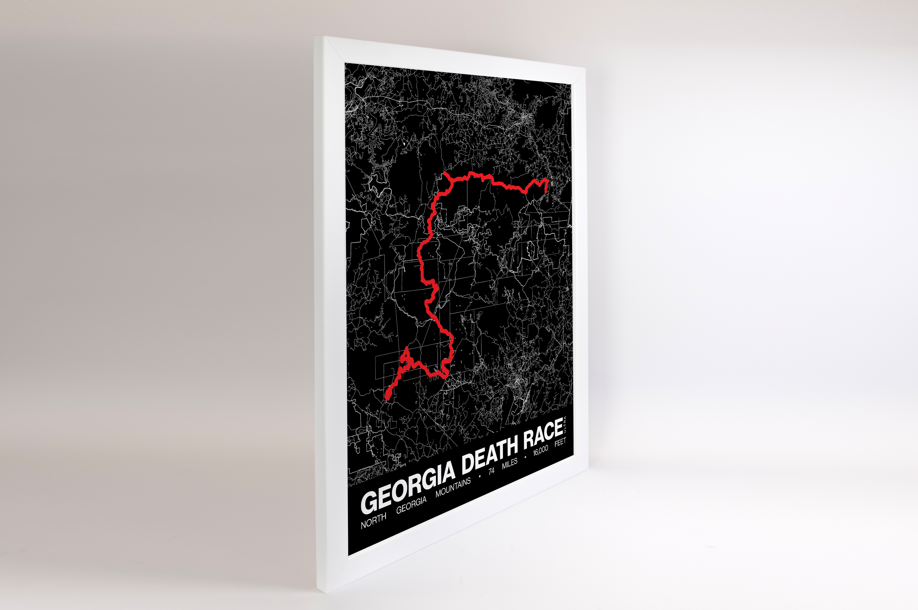 The Georgia Death Race Poster - Grid Style
