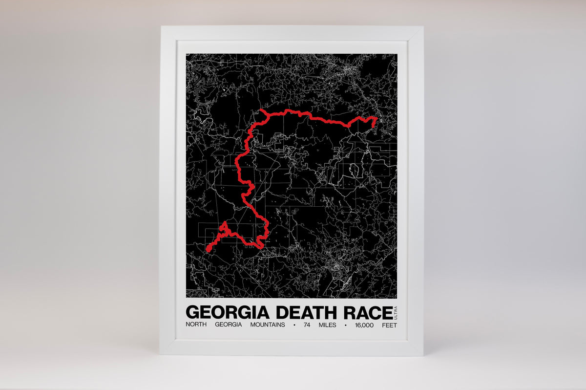 The Georgia Death Race Poster - Grid Style