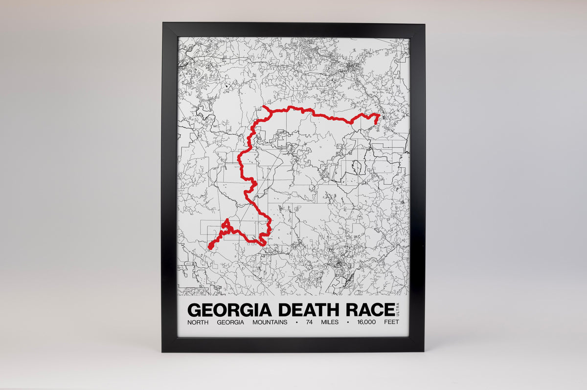 The Georgia Death Race Poster - Grid Style