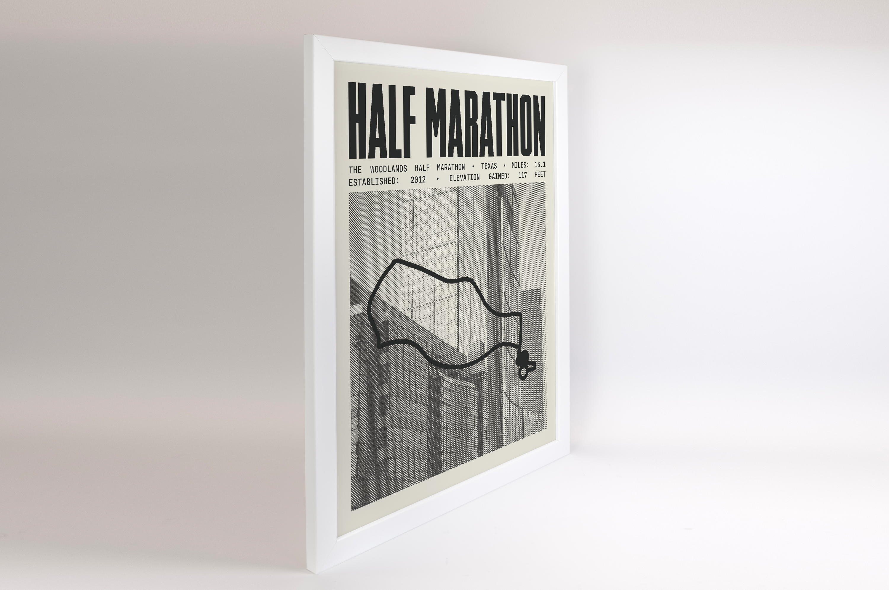The Woodlands Half Marathon Poster