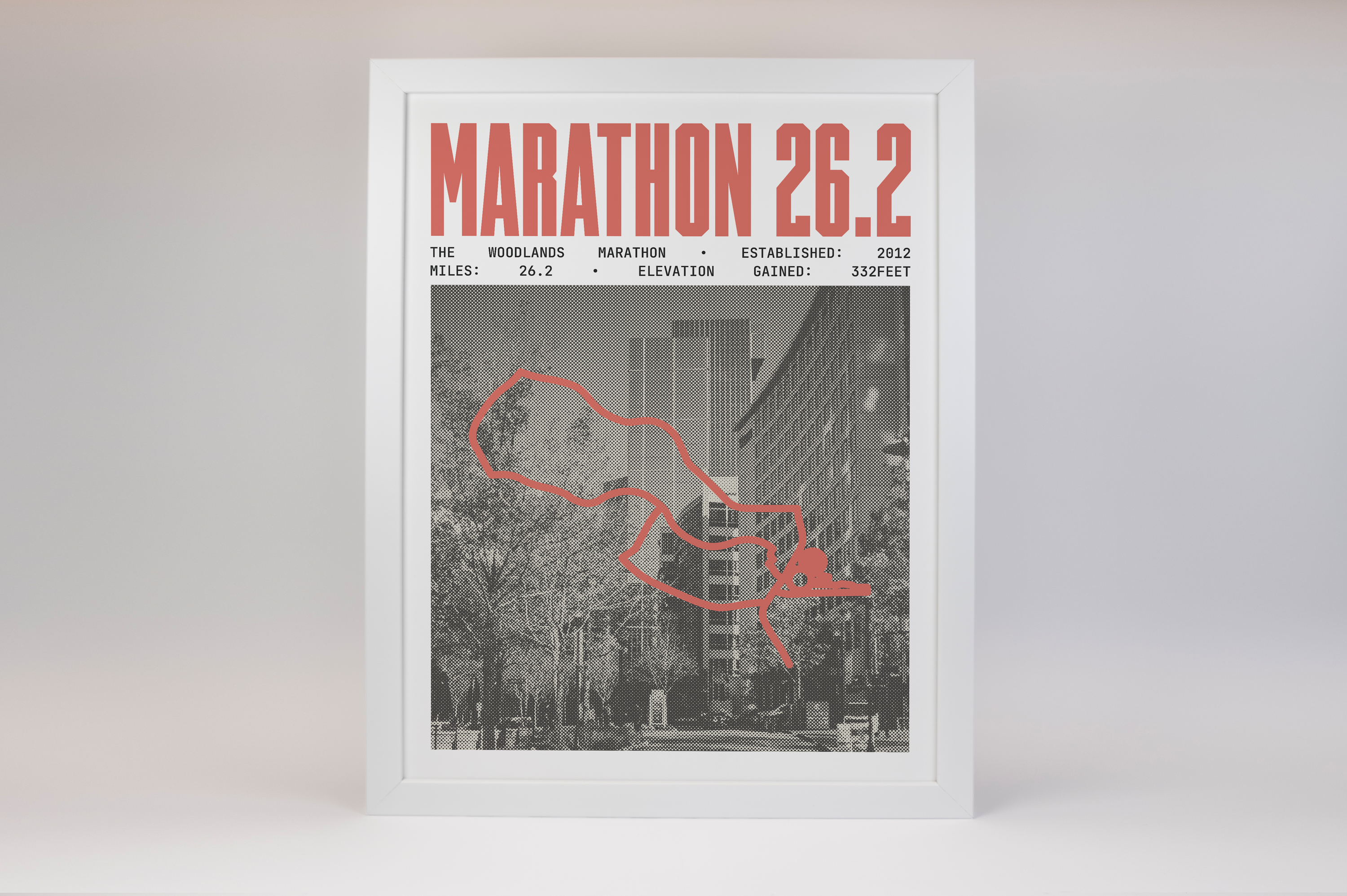 The Woodlands Marathon Poster