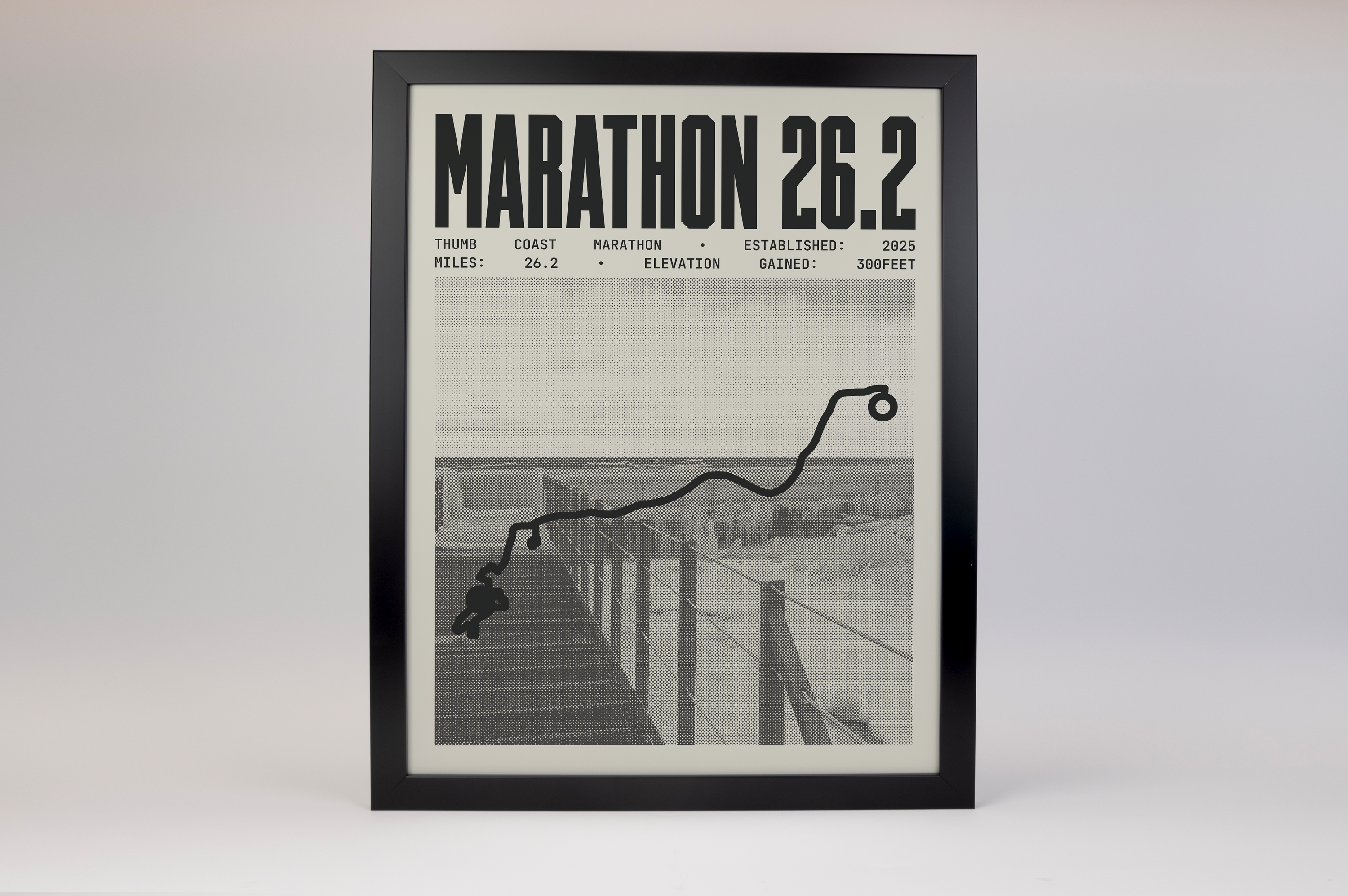 Thumb Coast Marathon Poster
