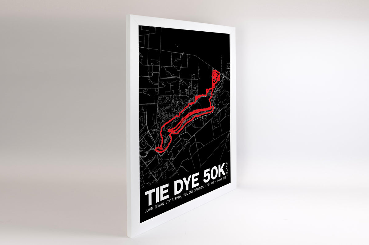 Tie Dye 50K Poster - Grid Style