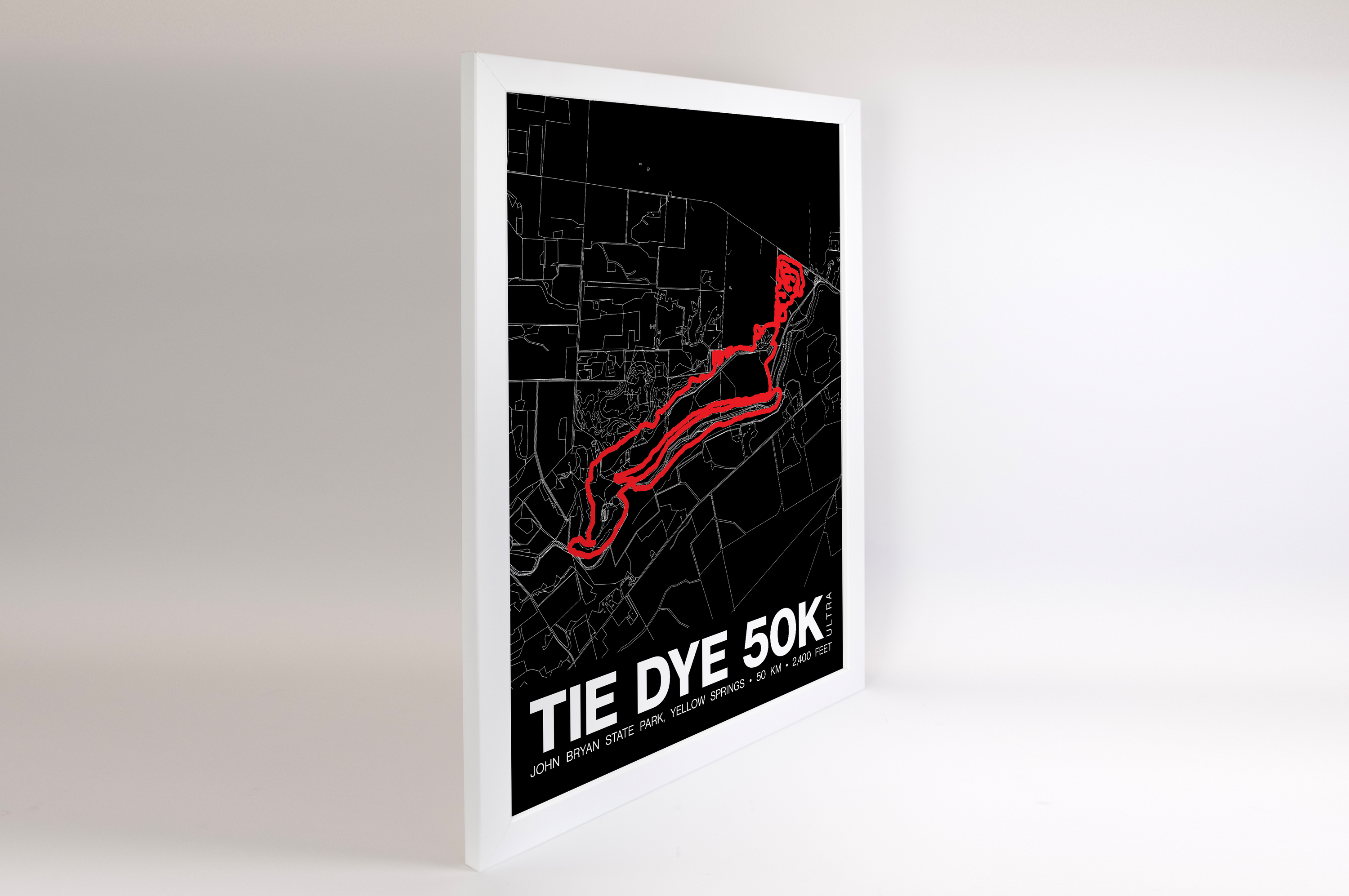 Tie Dye 50K Poster - Grid Style