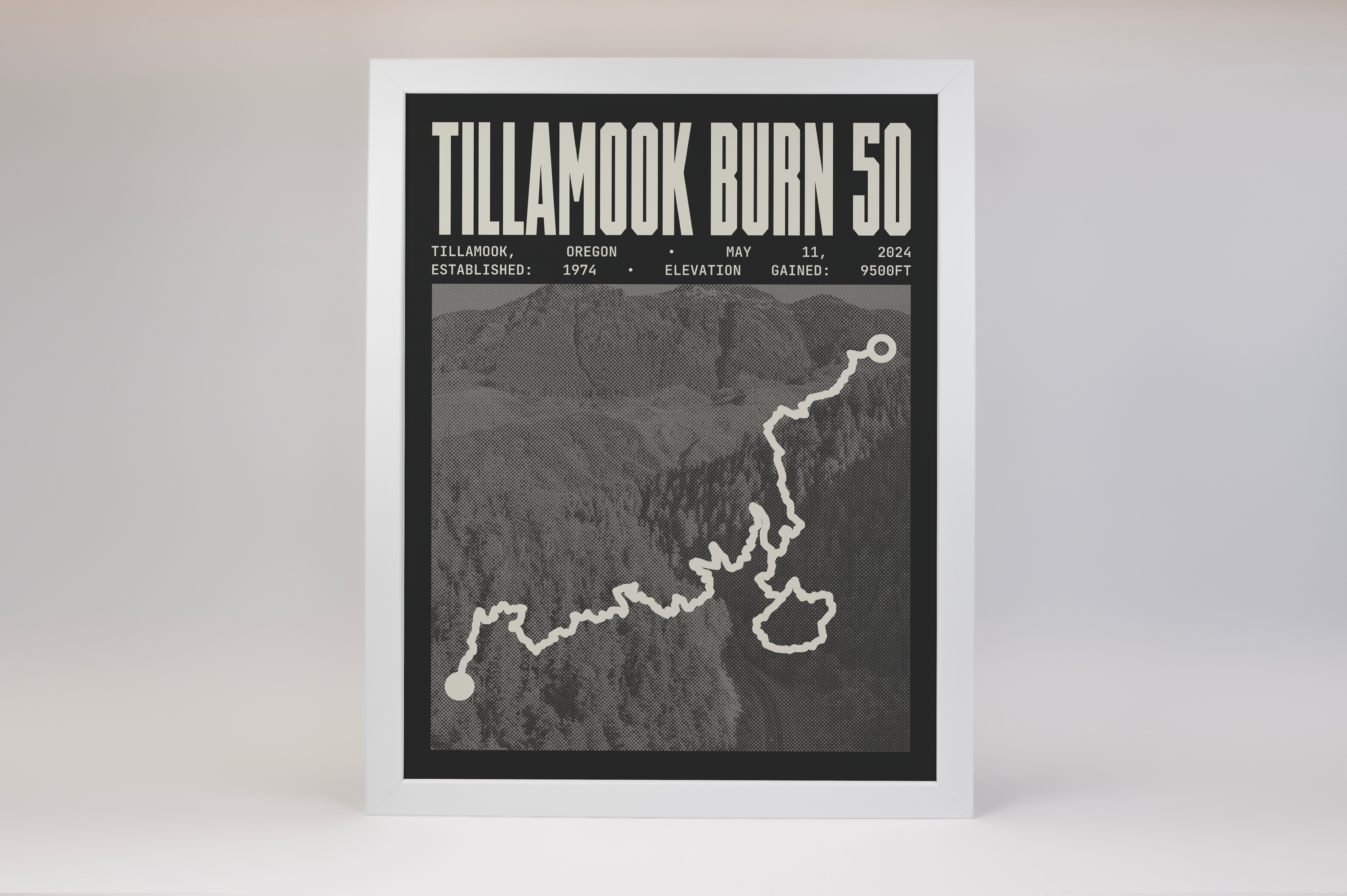 Tillamook Burn 50 Endurance Run Poster