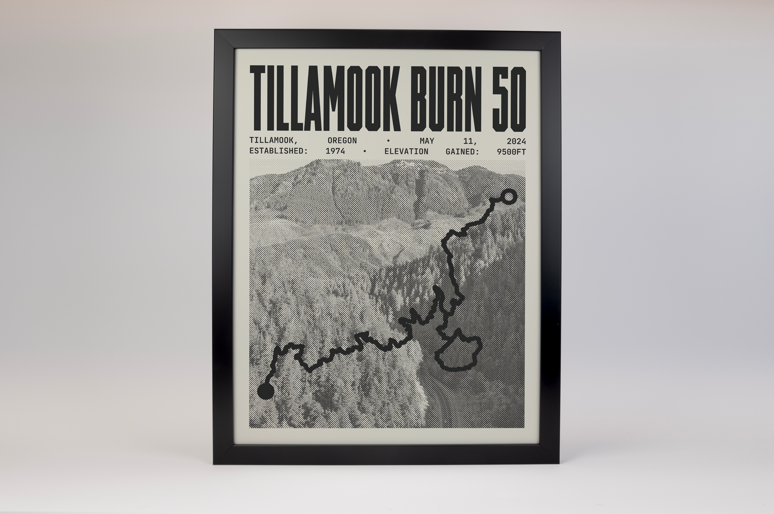 Tillamook Burn 50 Endurance Run Poster