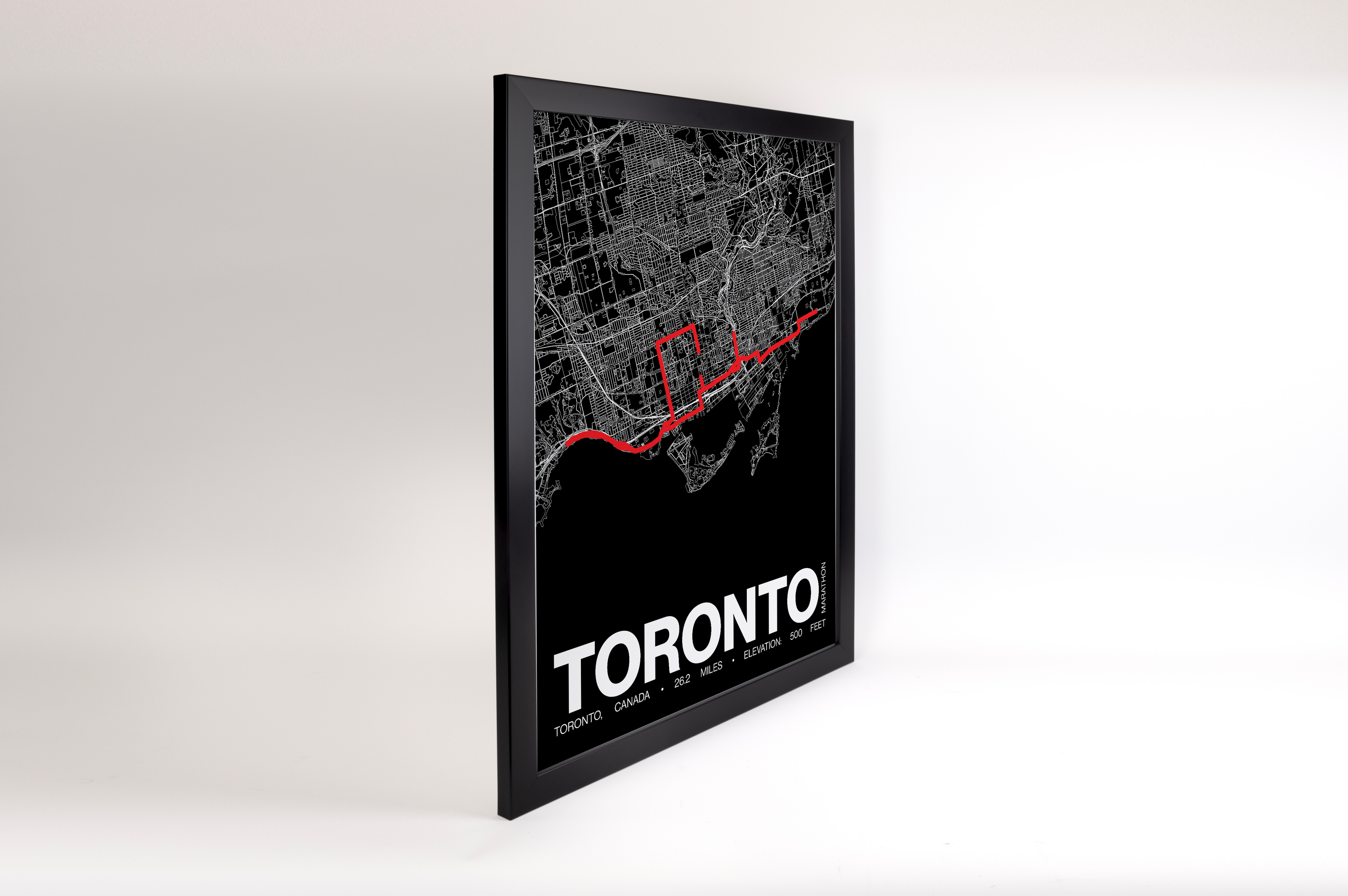 Toronto Waterfront Poster - Grid Style