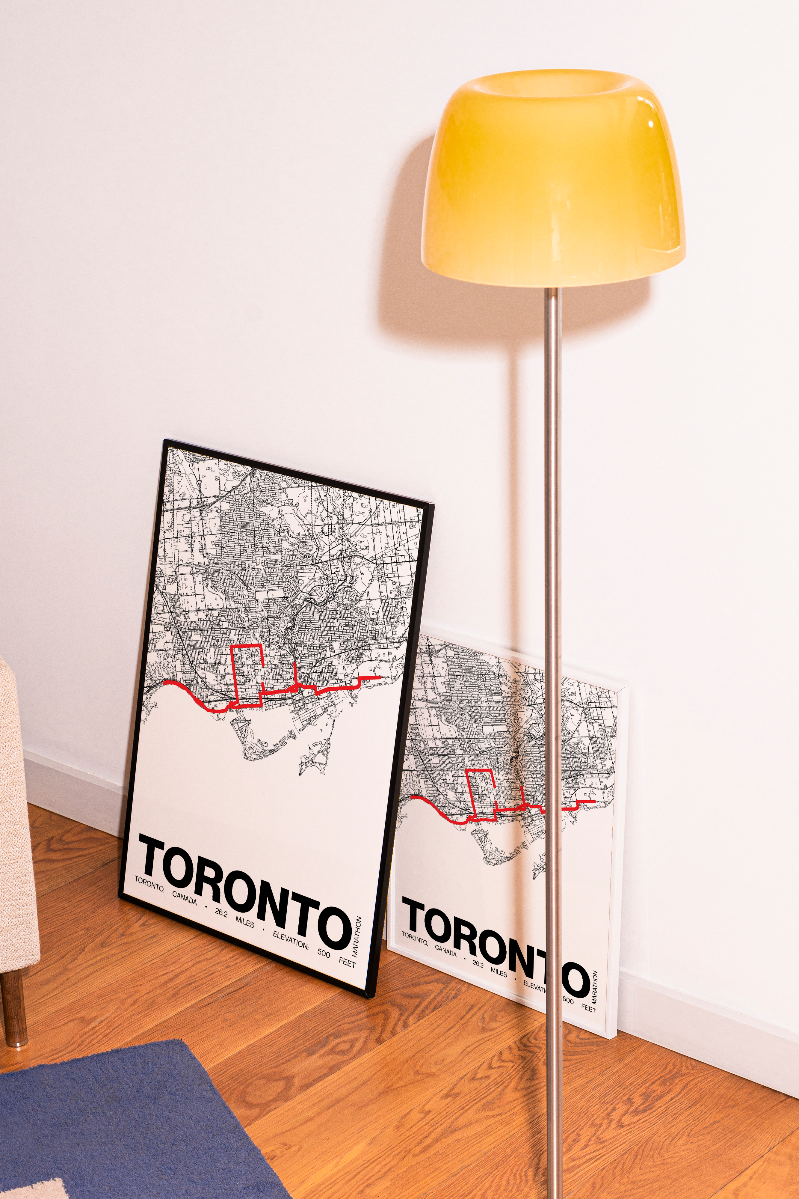 Toronto Waterfront Poster - Grid Style