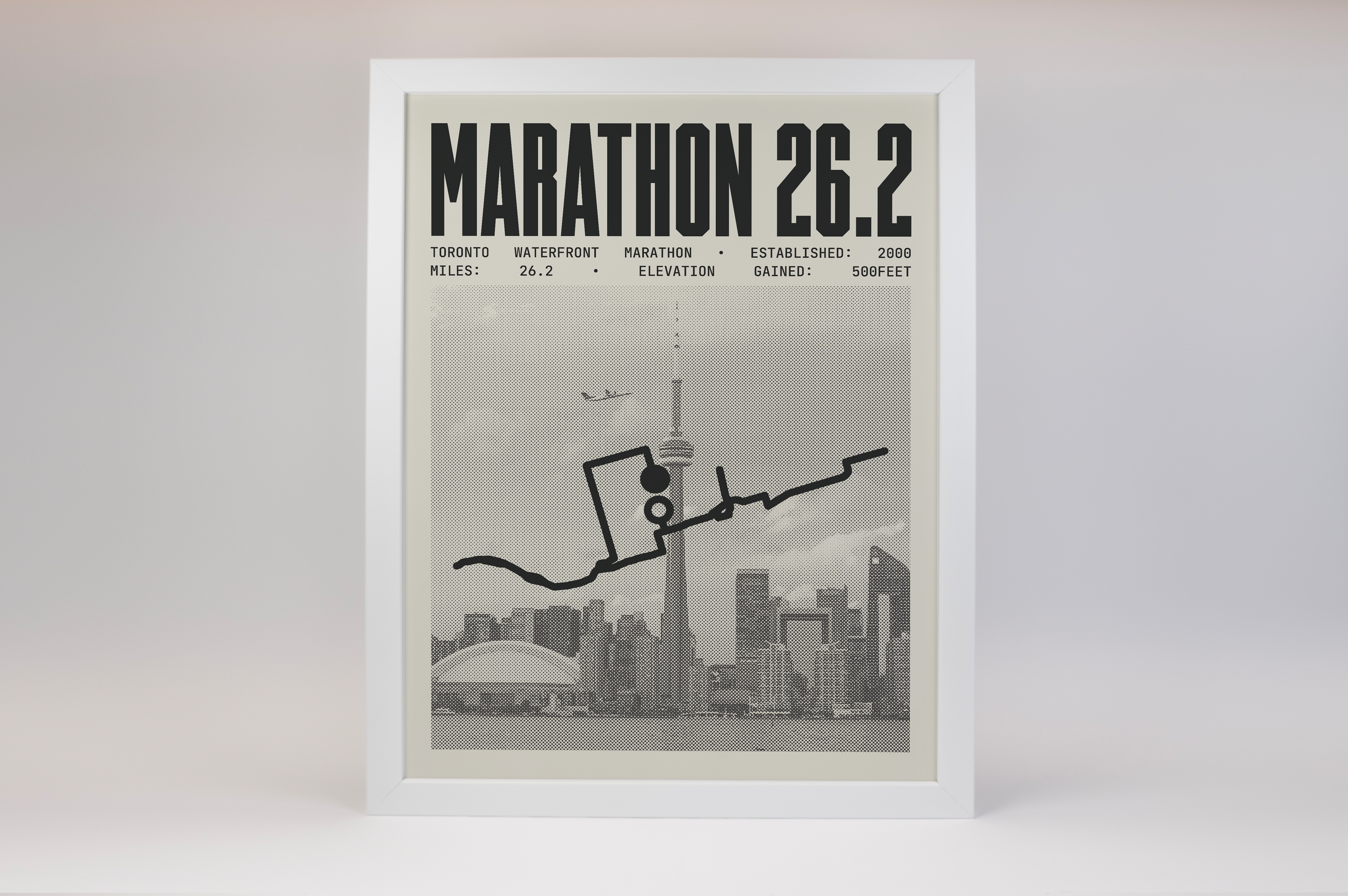 Toronto Waterfront Marathon Poster