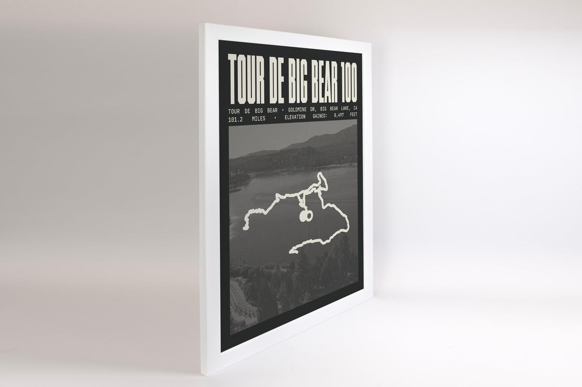 Tour de Big Bear -  100 Mile Road Ride Poster
