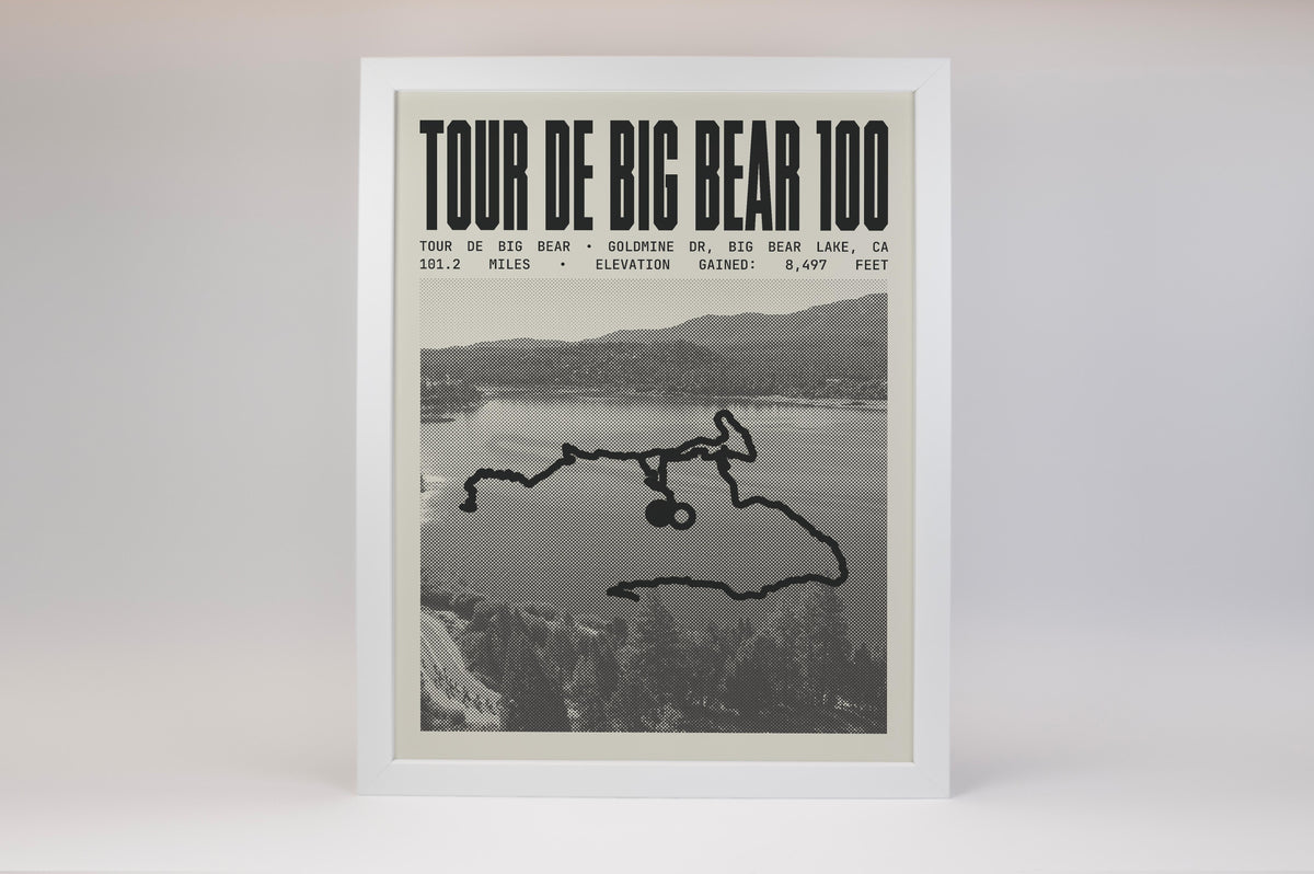 Tour de Big Bear -  100 Mile Road Ride Poster