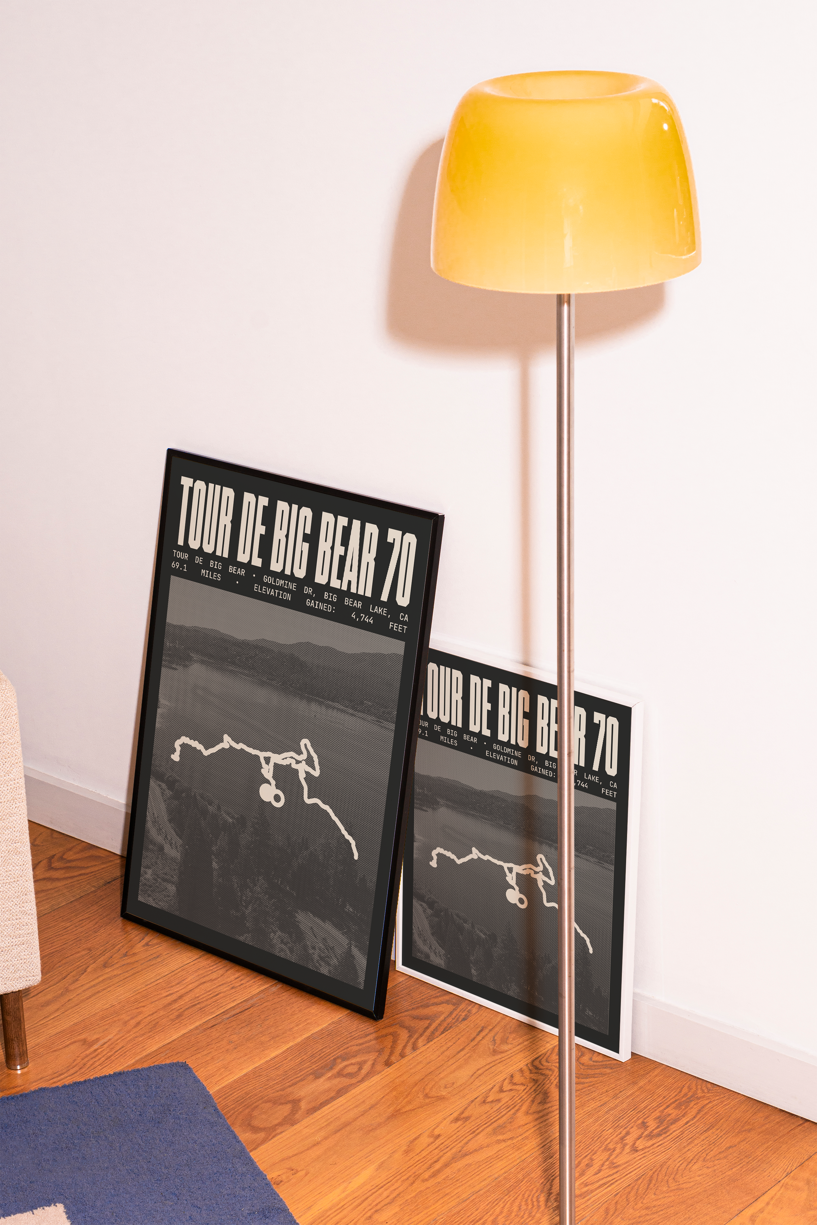 Tour de Big Bear -  70 Mile Road Ride Poster