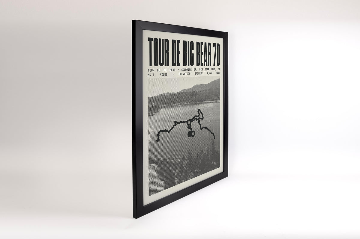 Tour de Big Bear -  70 Mile Road Ride Poster