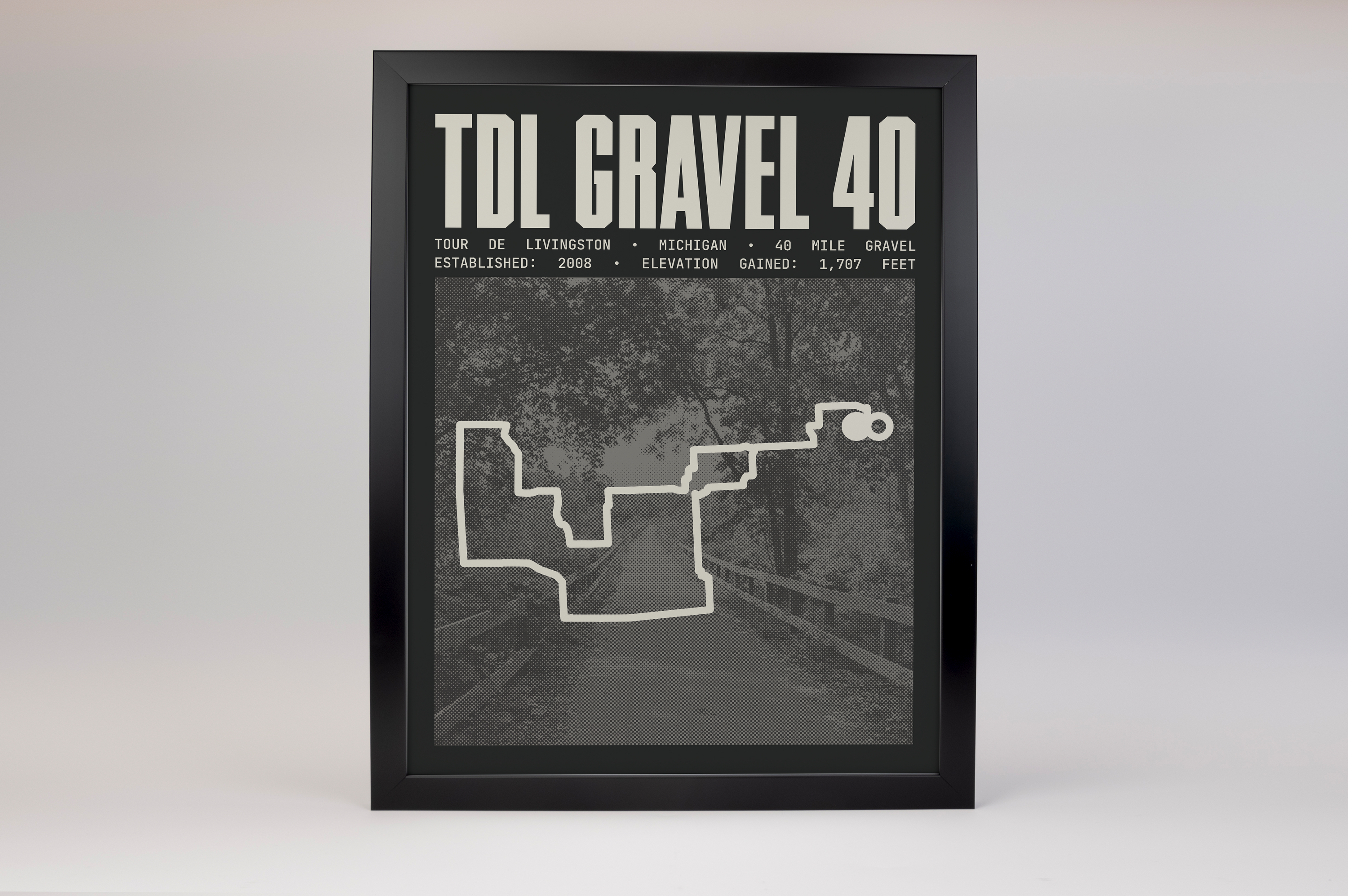 Tour de Livingston -  40 Mile Gravel Poster