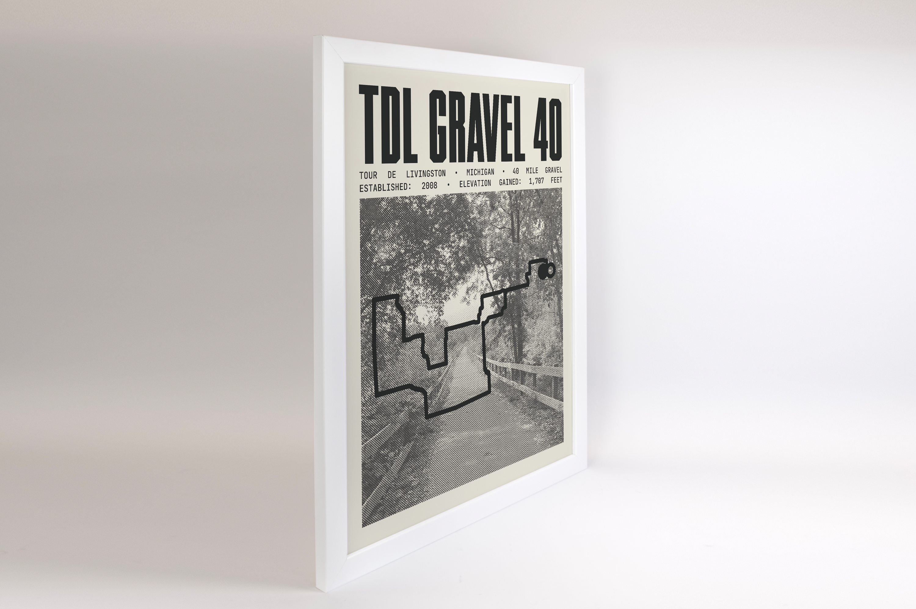 Tour de Livingston -  40 Mile Gravel Poster