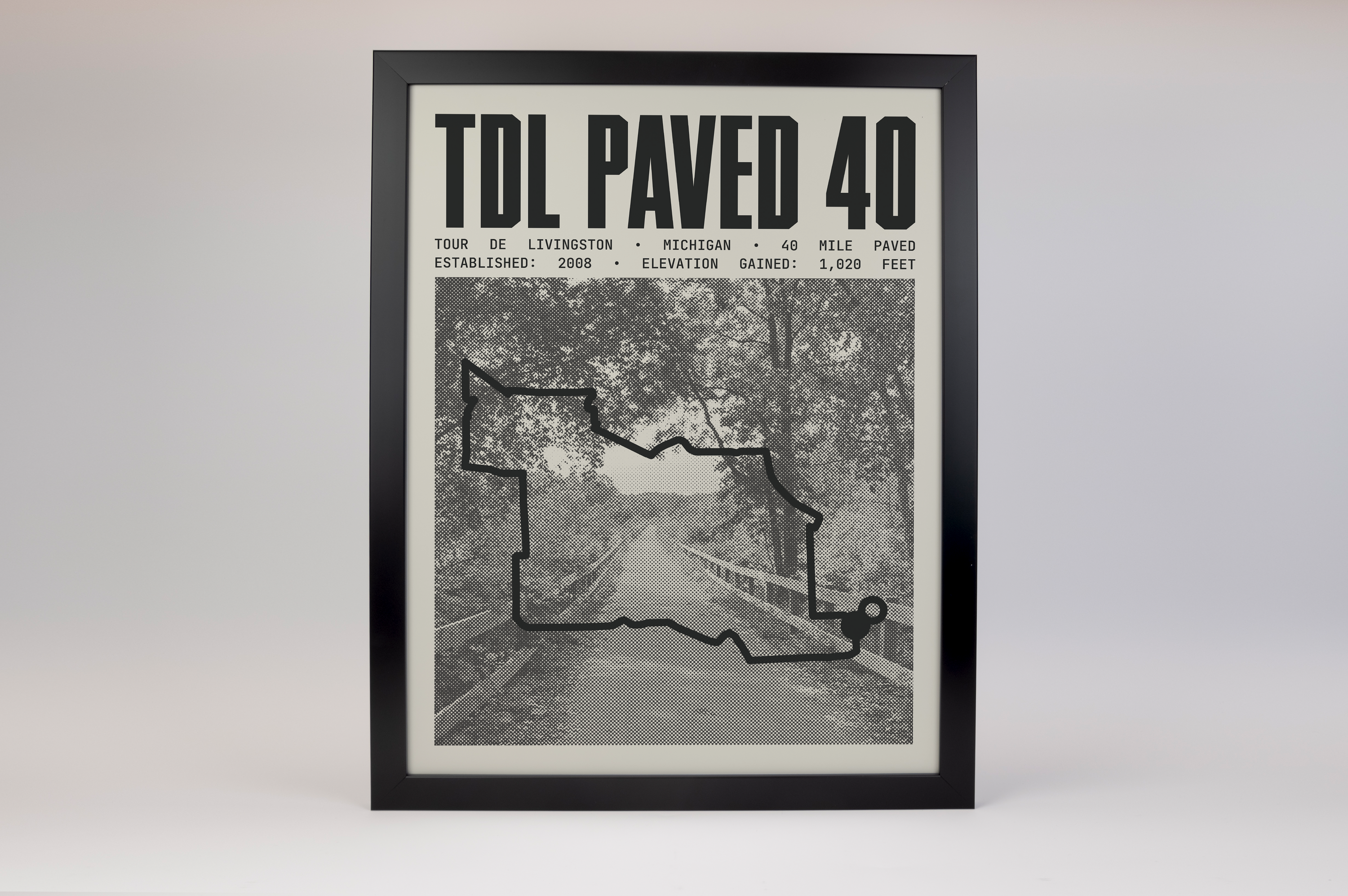 Tour de Livingston - 40 Mile Paved Poster