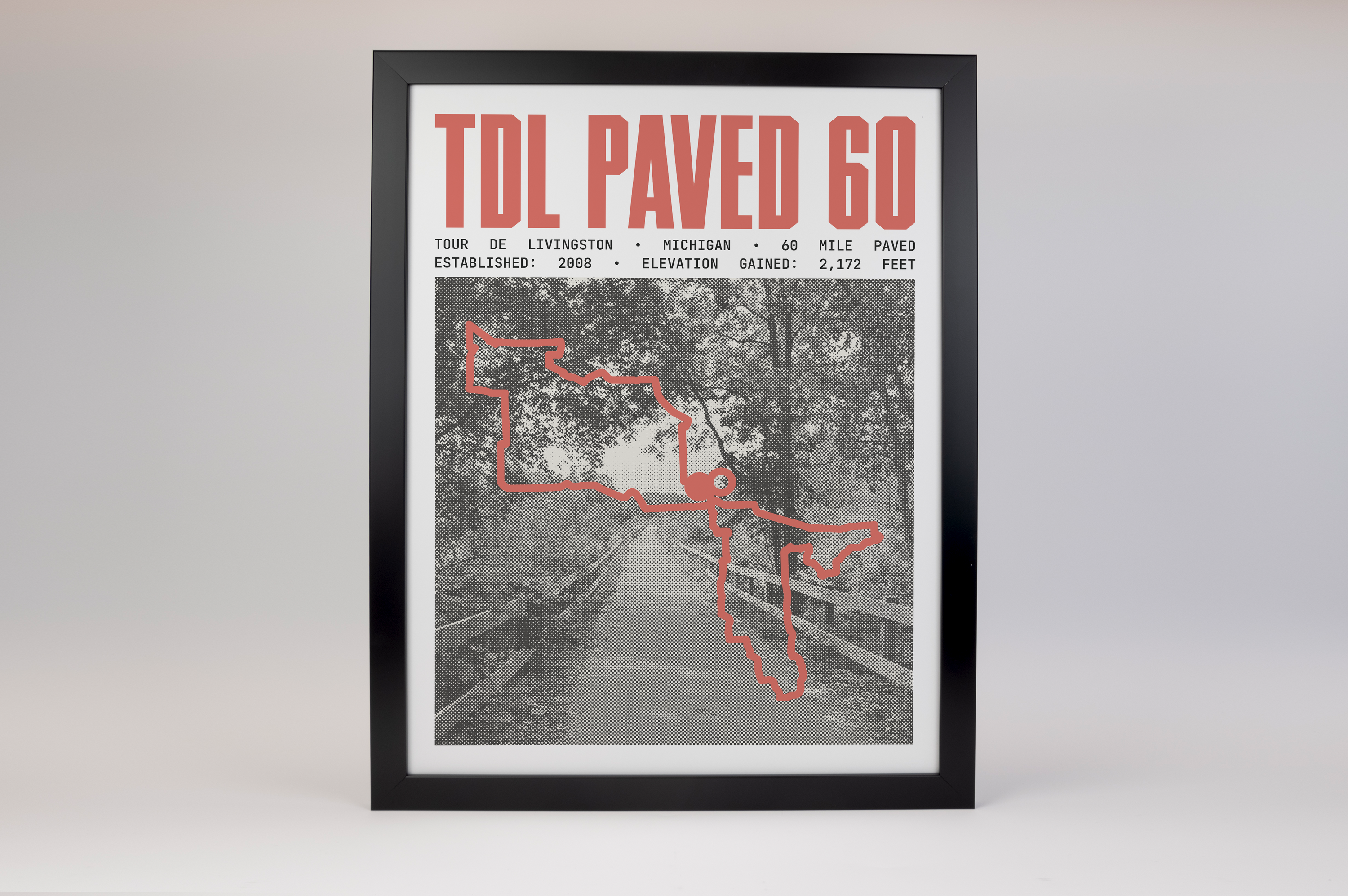 Tour de Livingston - 60 Mile Paved Poster