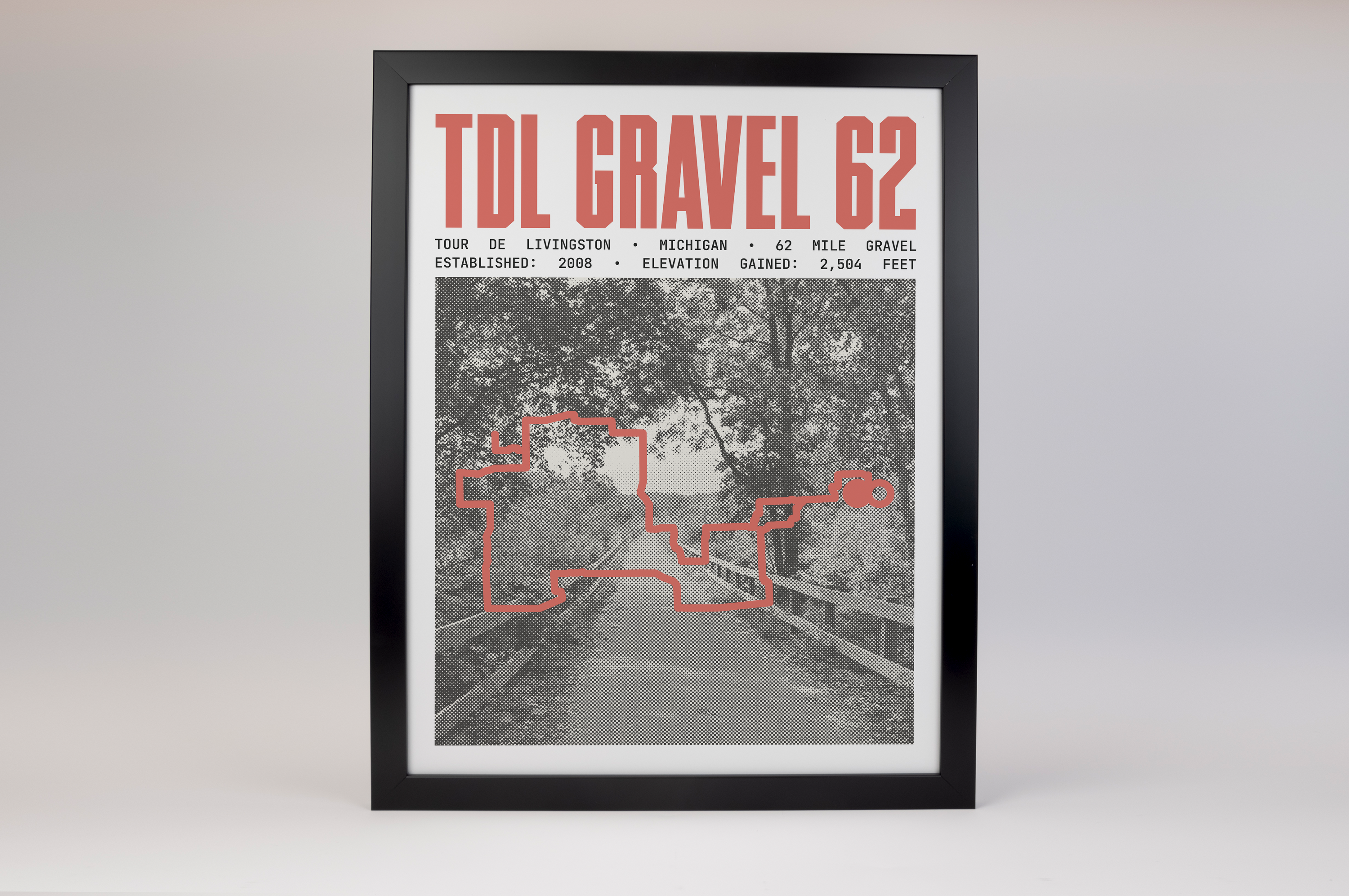 Tour de Livingston -  62 Mile Gravel Poster