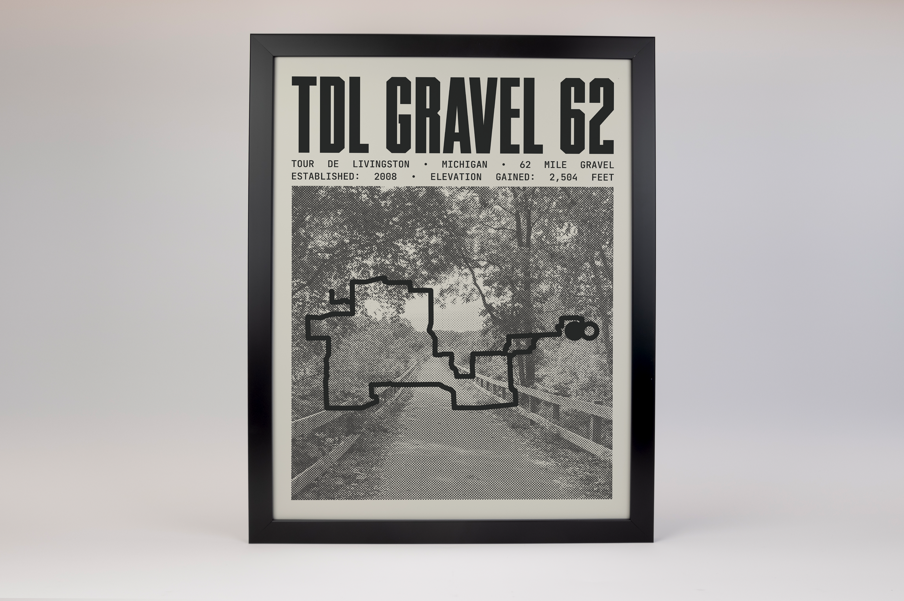 Tour de Livingston -  62 Mile Gravel Poster