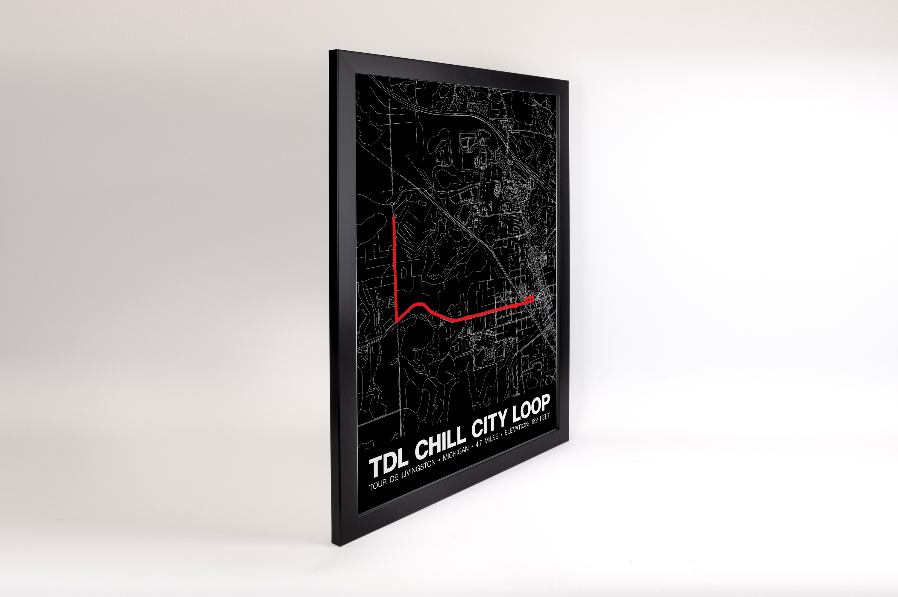 Tour de Livingston Chill City Loop Poster - Grid Style
