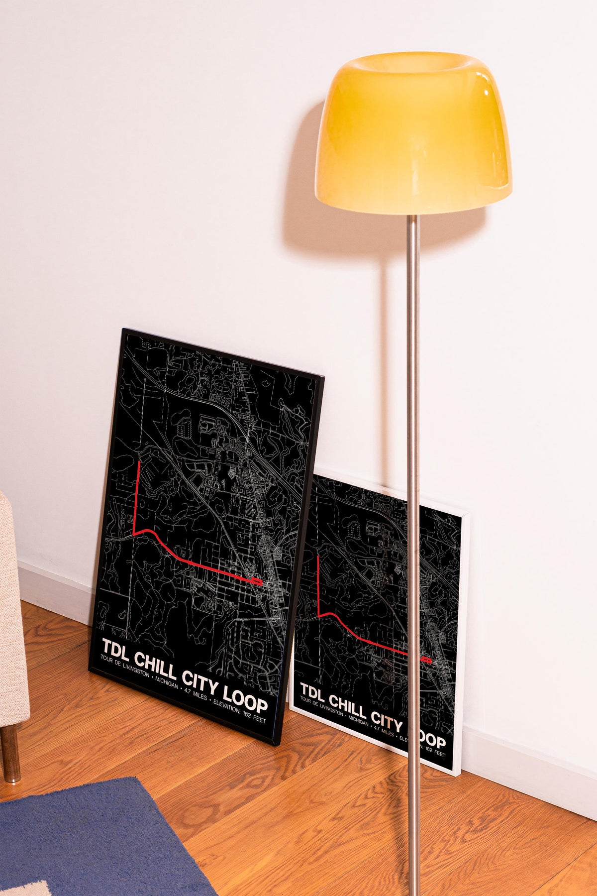 Tour de Livingston Chill City Loop Poster - Grid Style