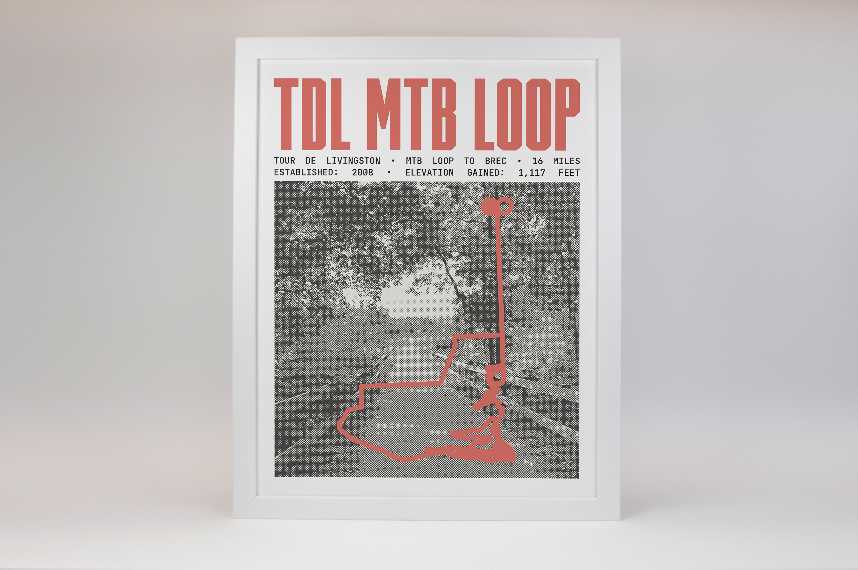 Tour de Livingston - MTB Loop to BREC Poster