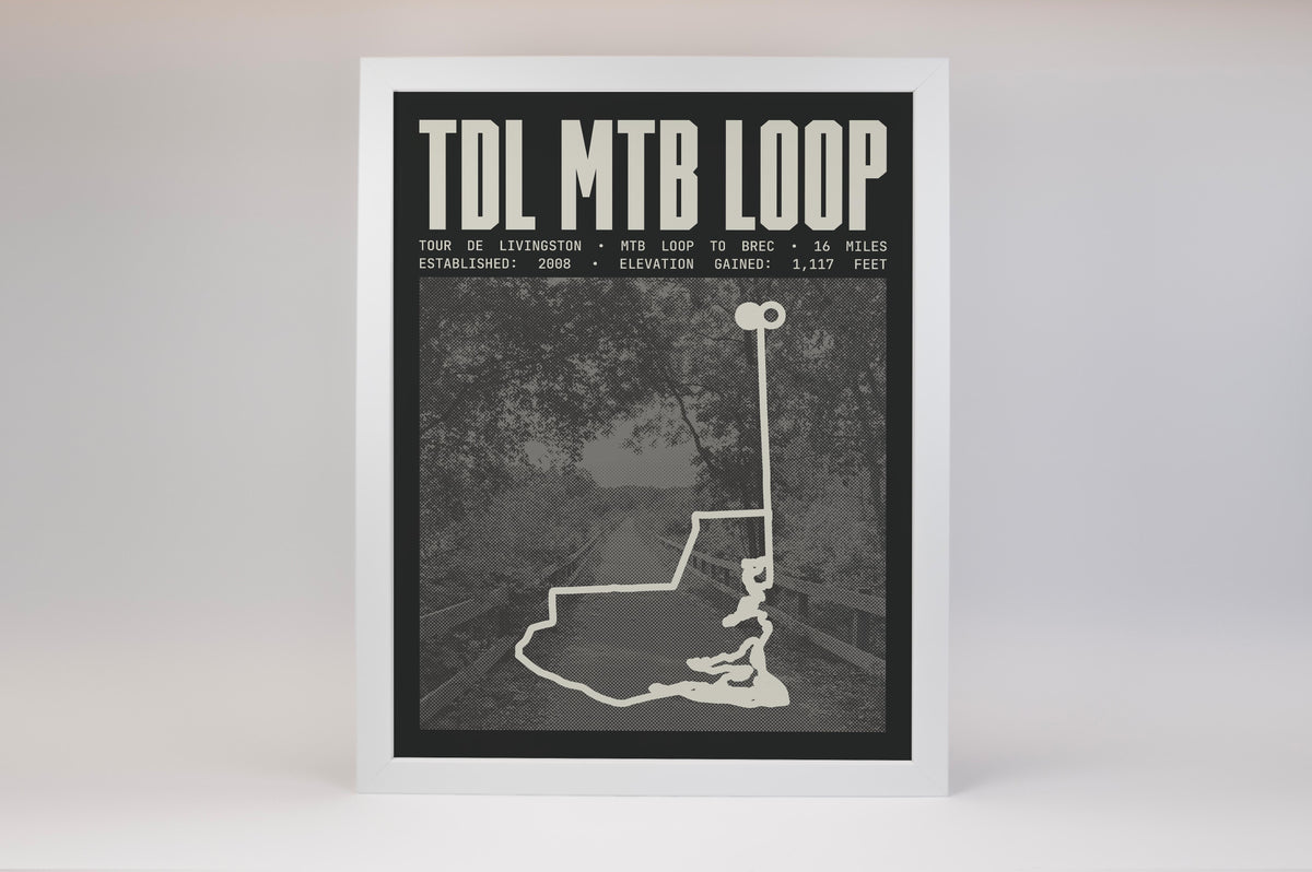 Tour de Livingston - MTB Loop to BREC Poster