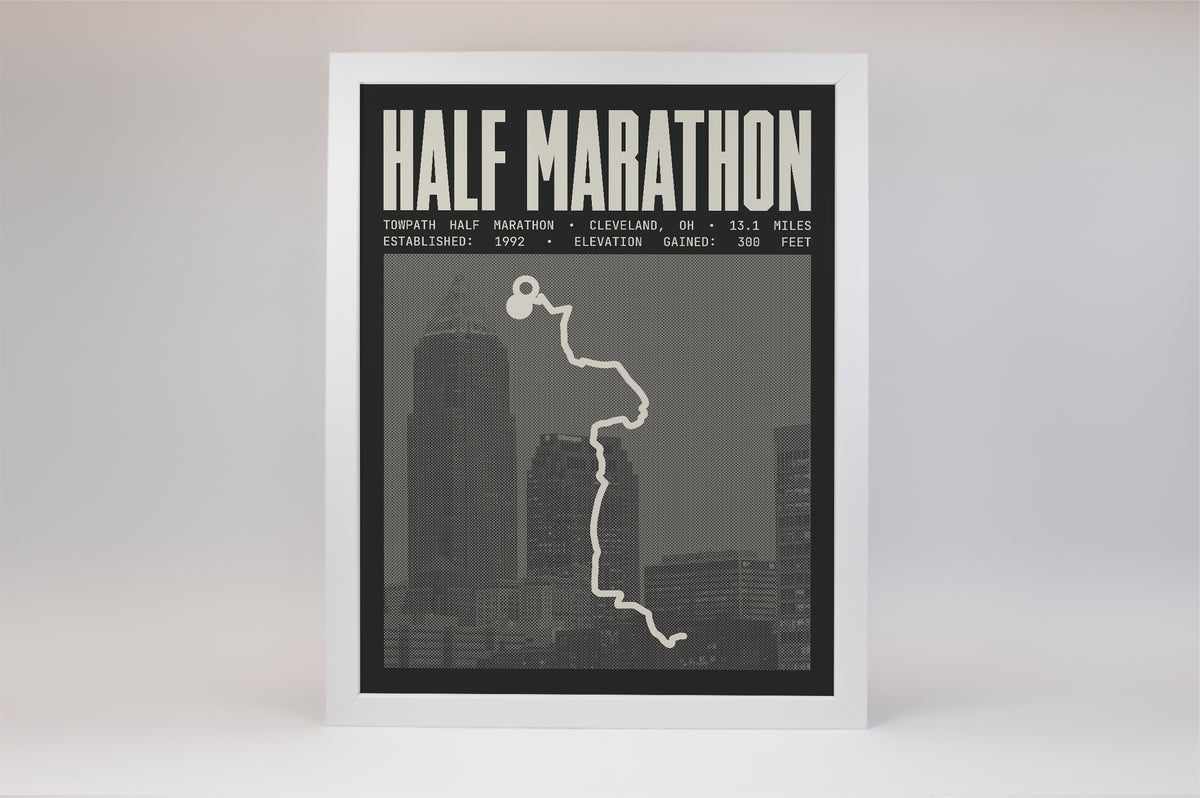 Towpath Half Marathon Poster