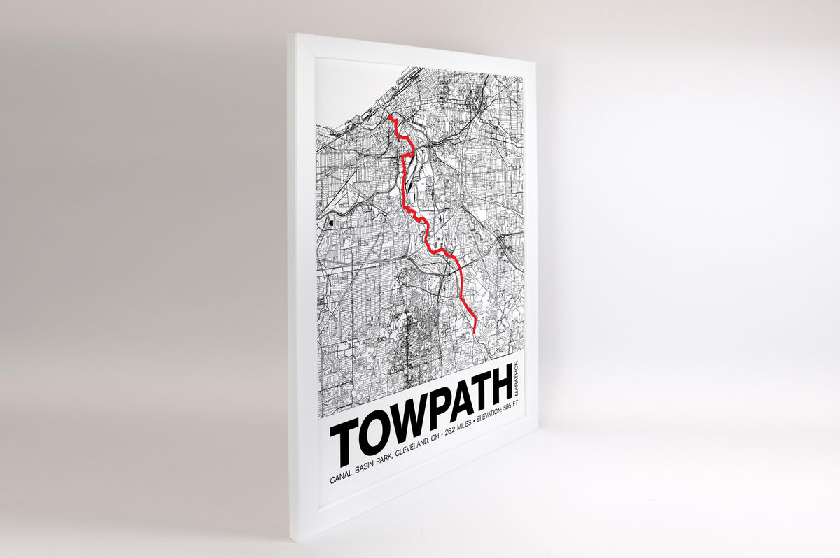 Towpath Marathon Poster - Grid Style