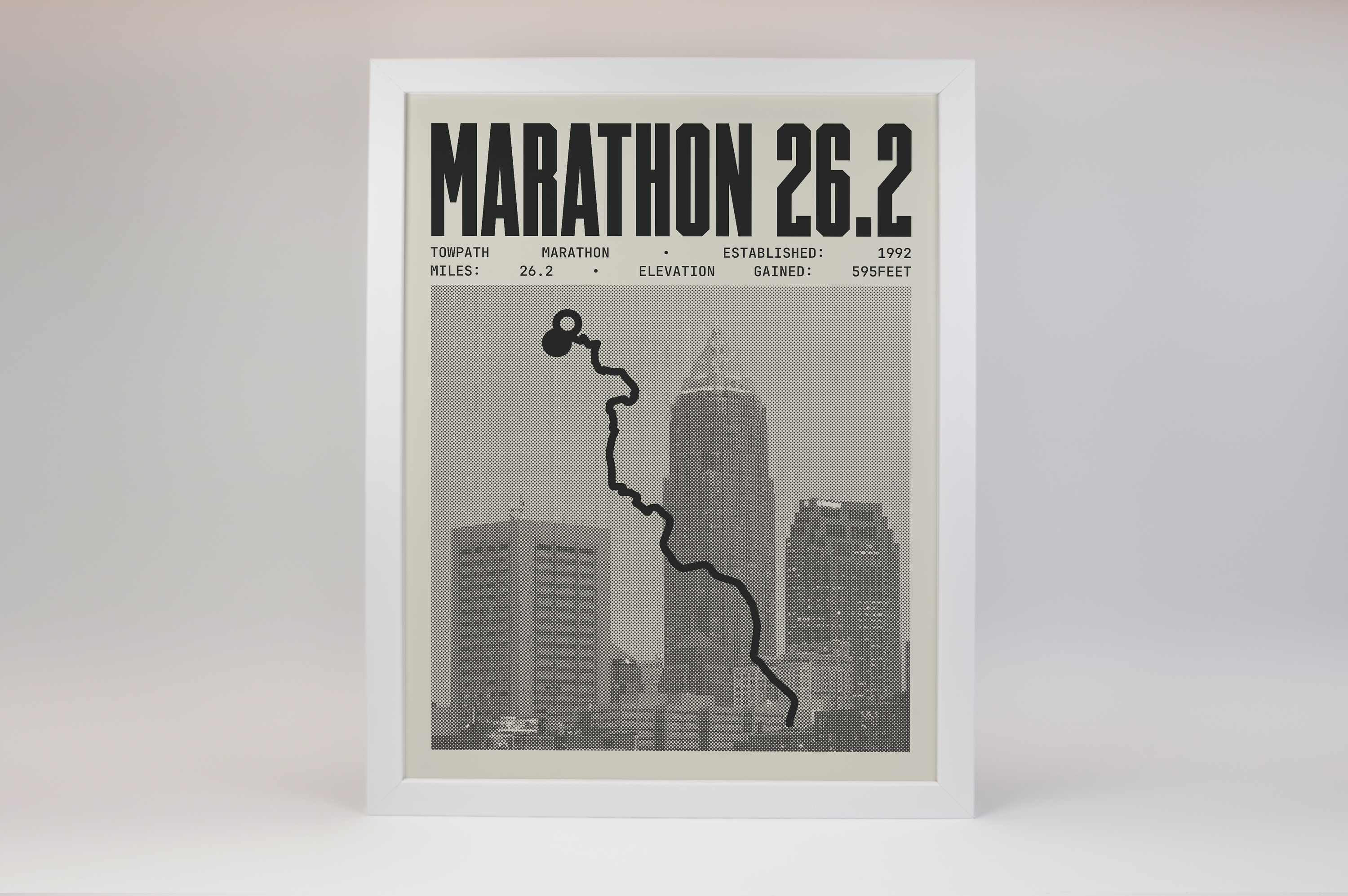 Towpath Marathon Poster
